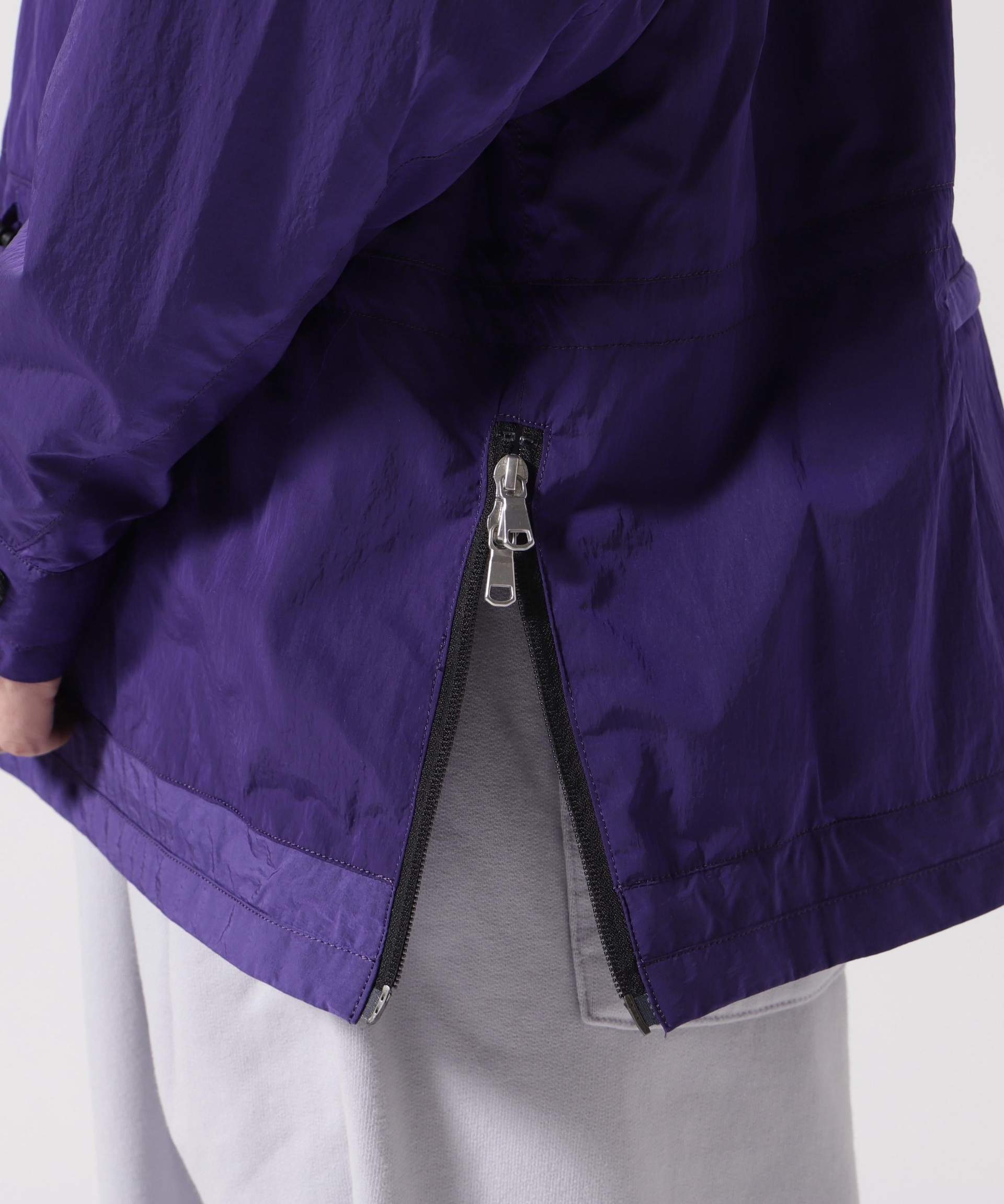 ANCELLM/アンセルム/NYLON PULLOVE> JACKET パープル