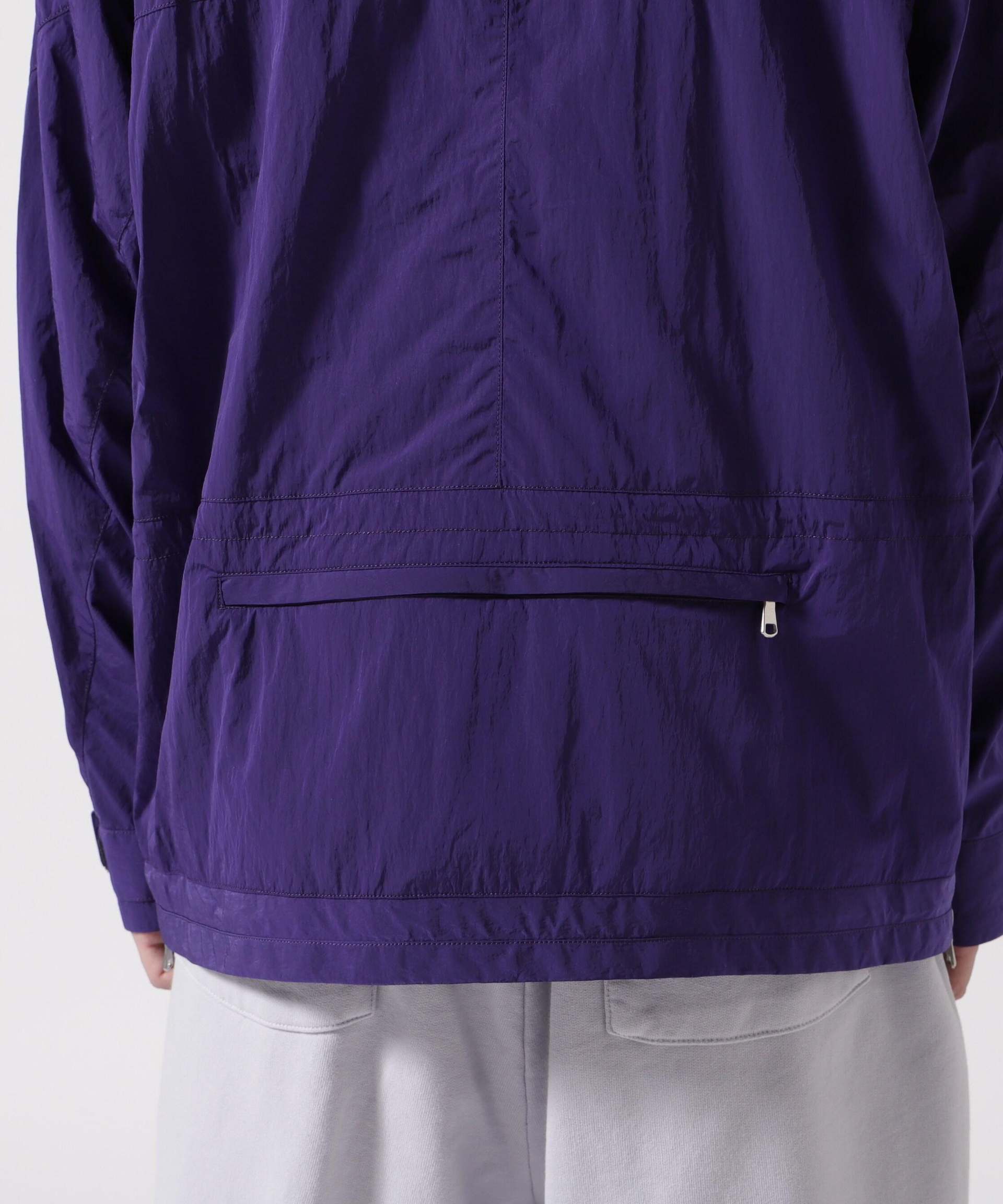 ANCELLM/アンセルム/NYLON PULLOVE> JACKET パープル