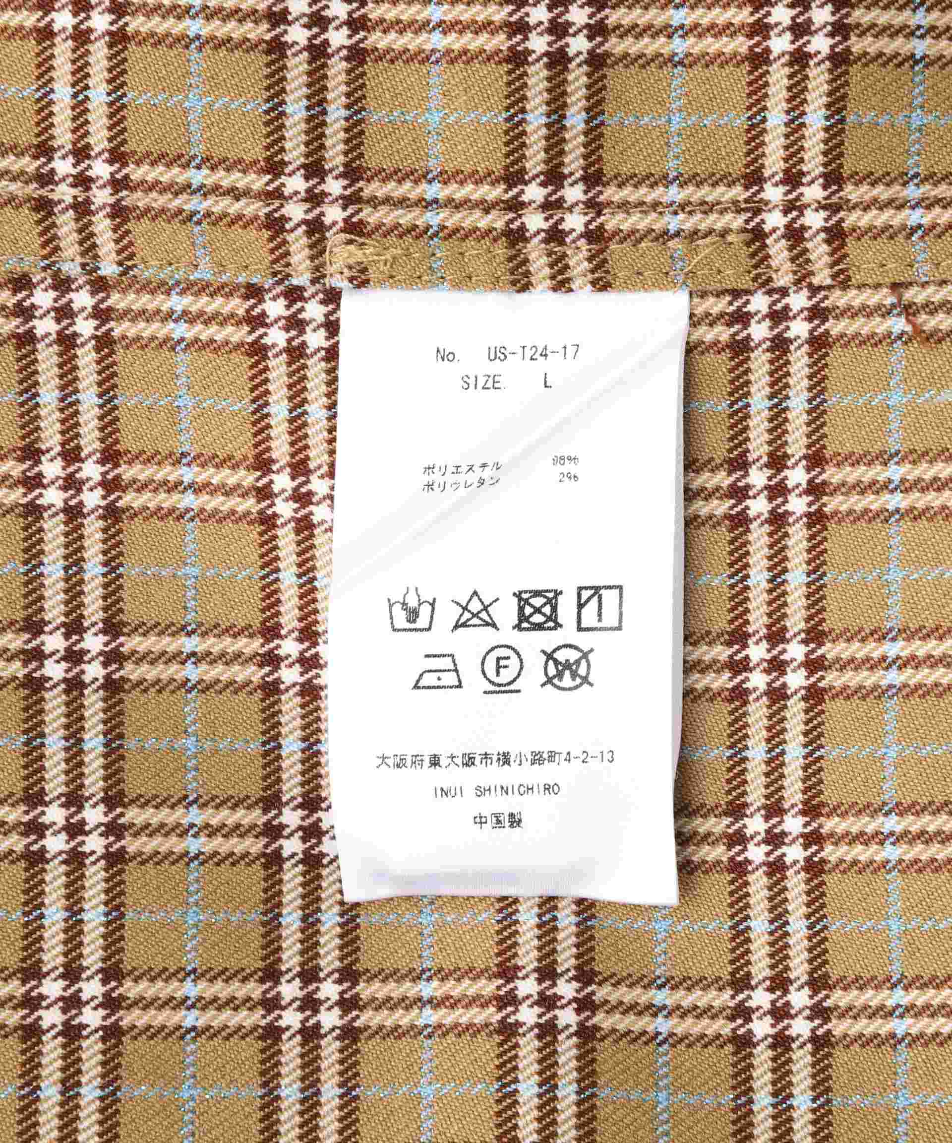 Guenika/ゲルニカ/Check Shit <Cell Division/>F-CS-4-L ブラウン