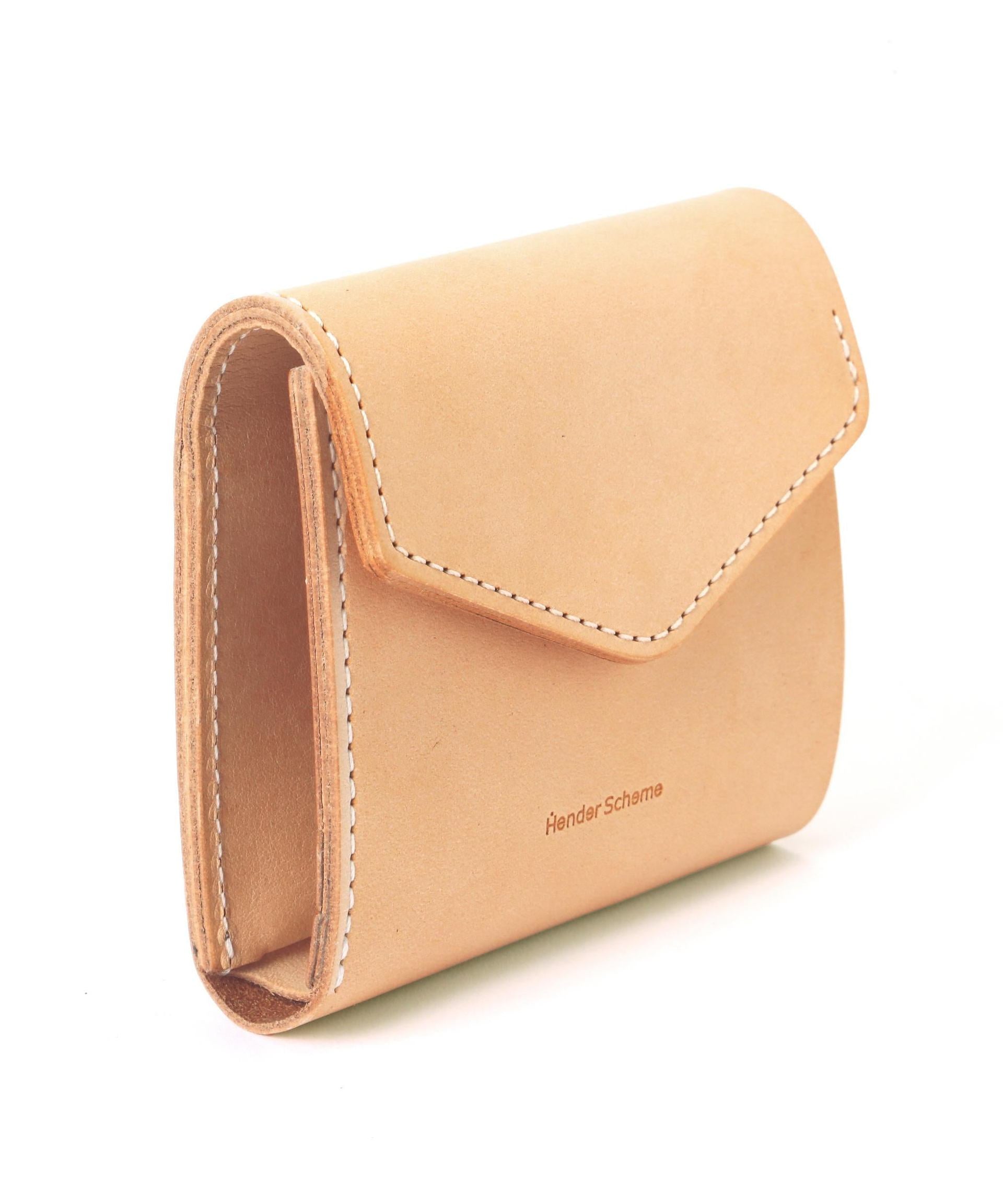 Hende Scheme/エンダースキーマ/flap wallet ナチュラル4