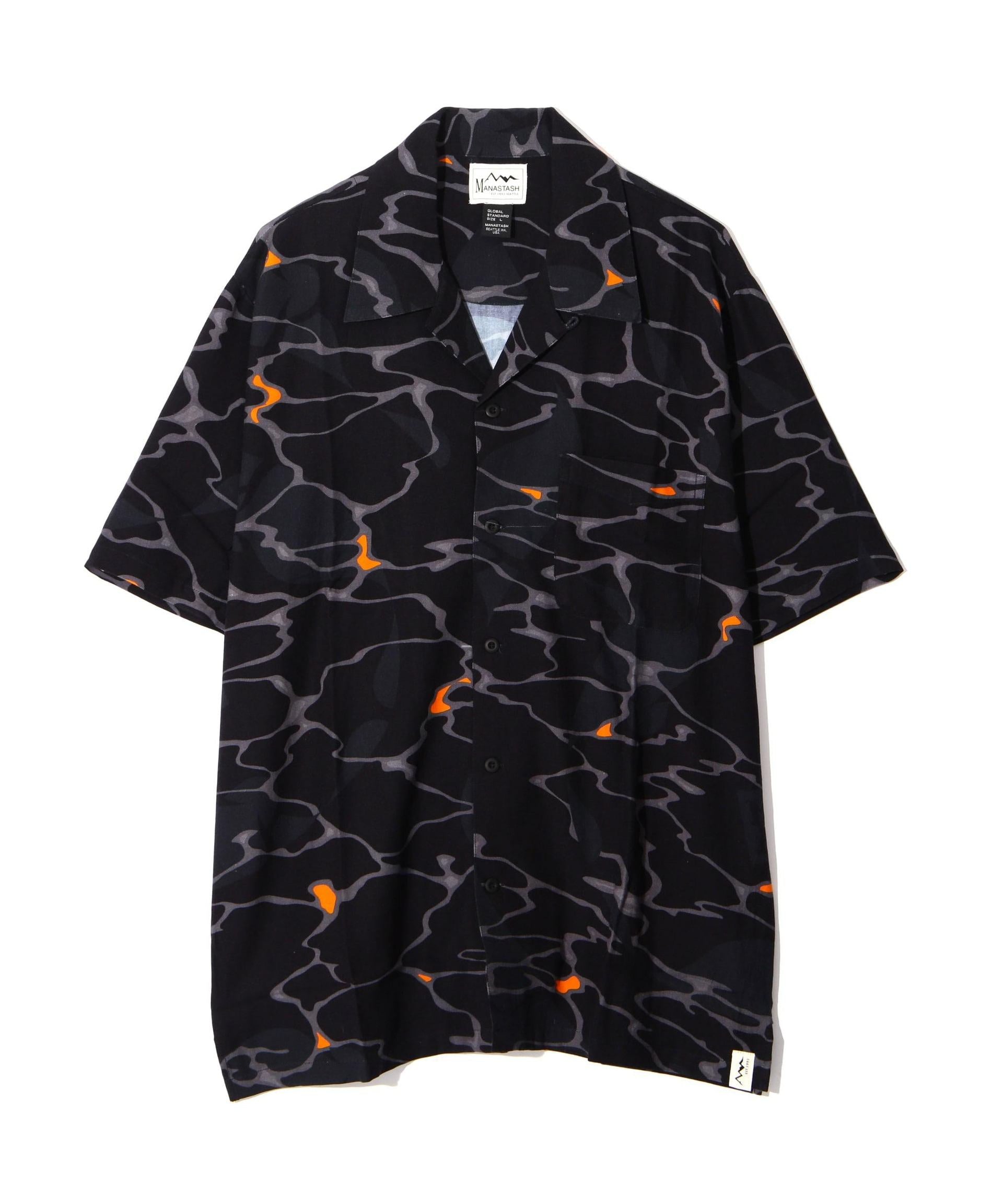 MANASTASH/マナスタッシュ/MHAK LITHUM S/S SHI>TS ブラック