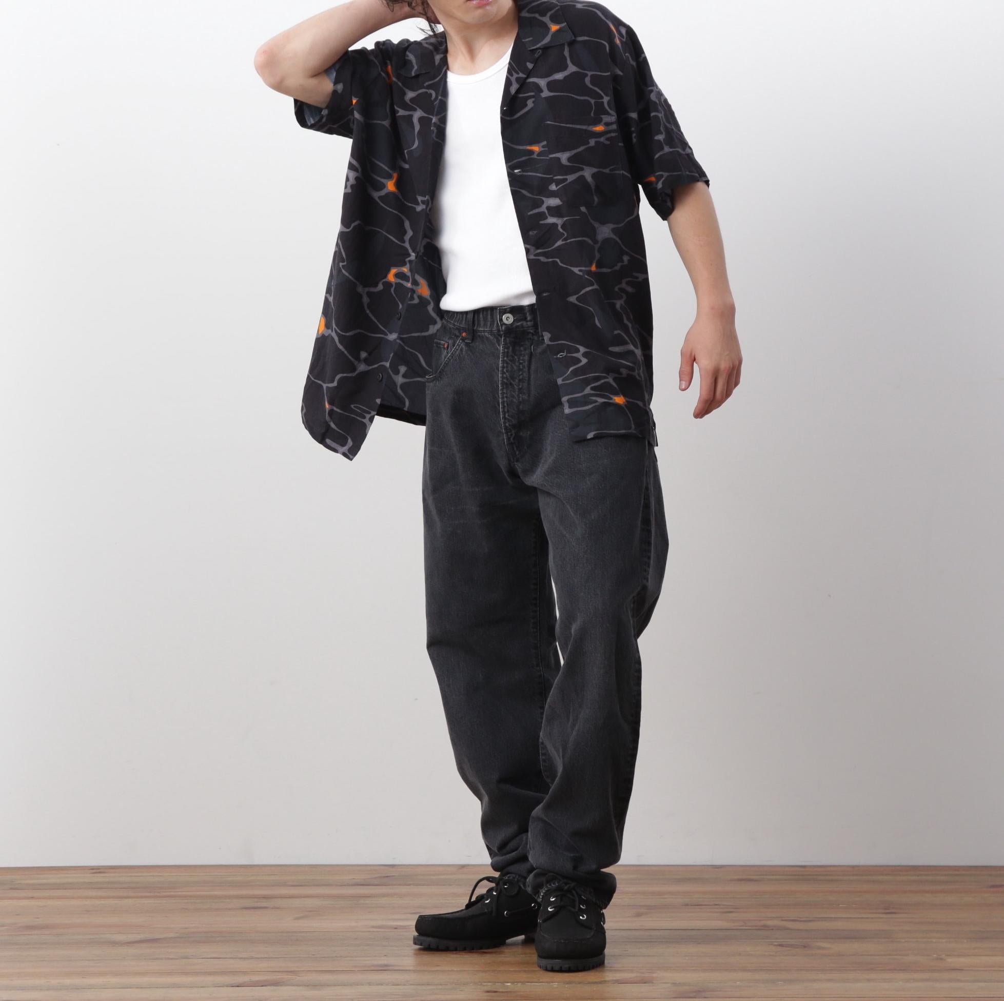 MANASTASH/マナスタッシュ/MHAK LITHUM S/S SHI>TS ブラック