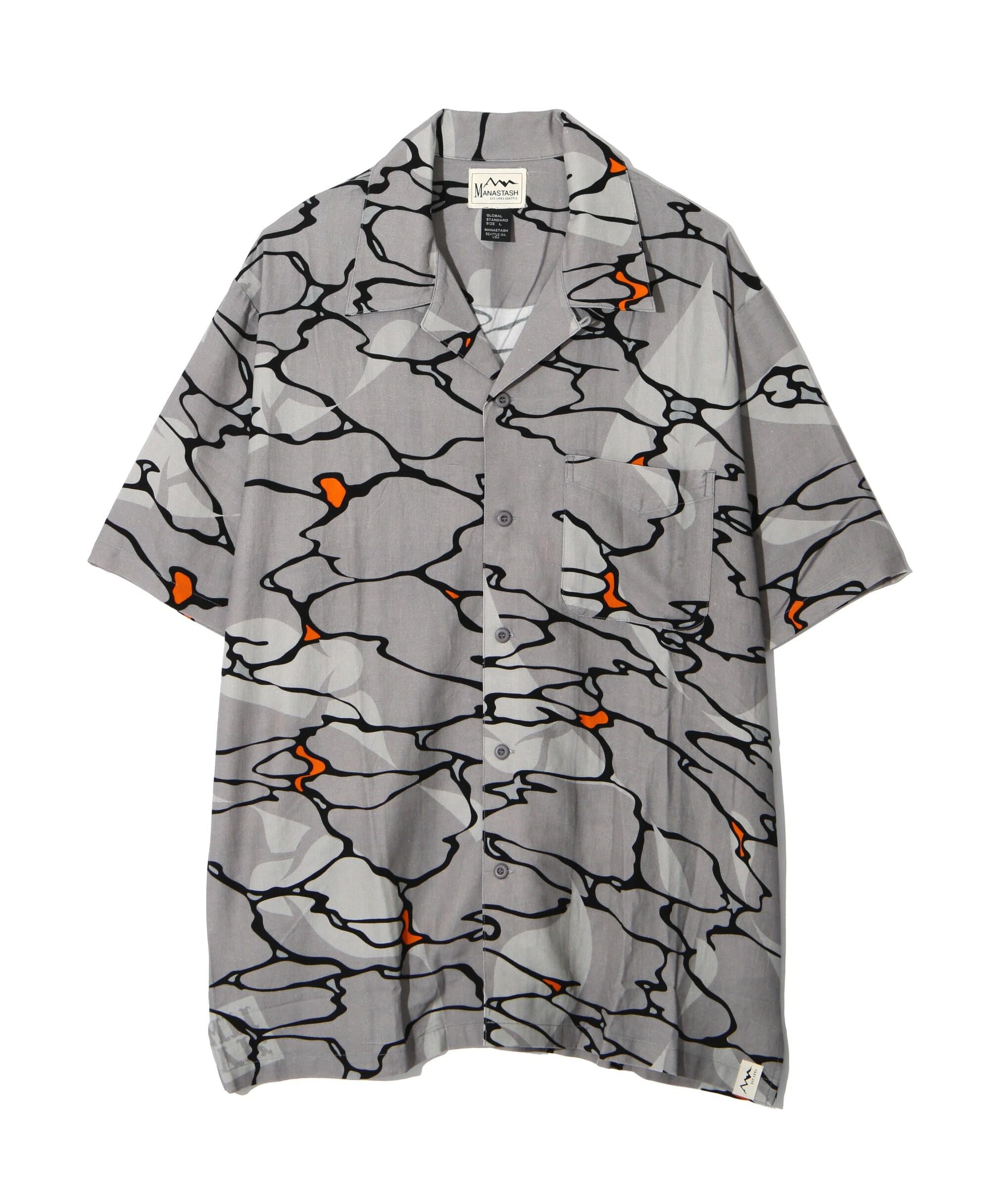 MANASTASH/マナスタッシュ/MHAK LITHUM S/S SHI>TS グレー