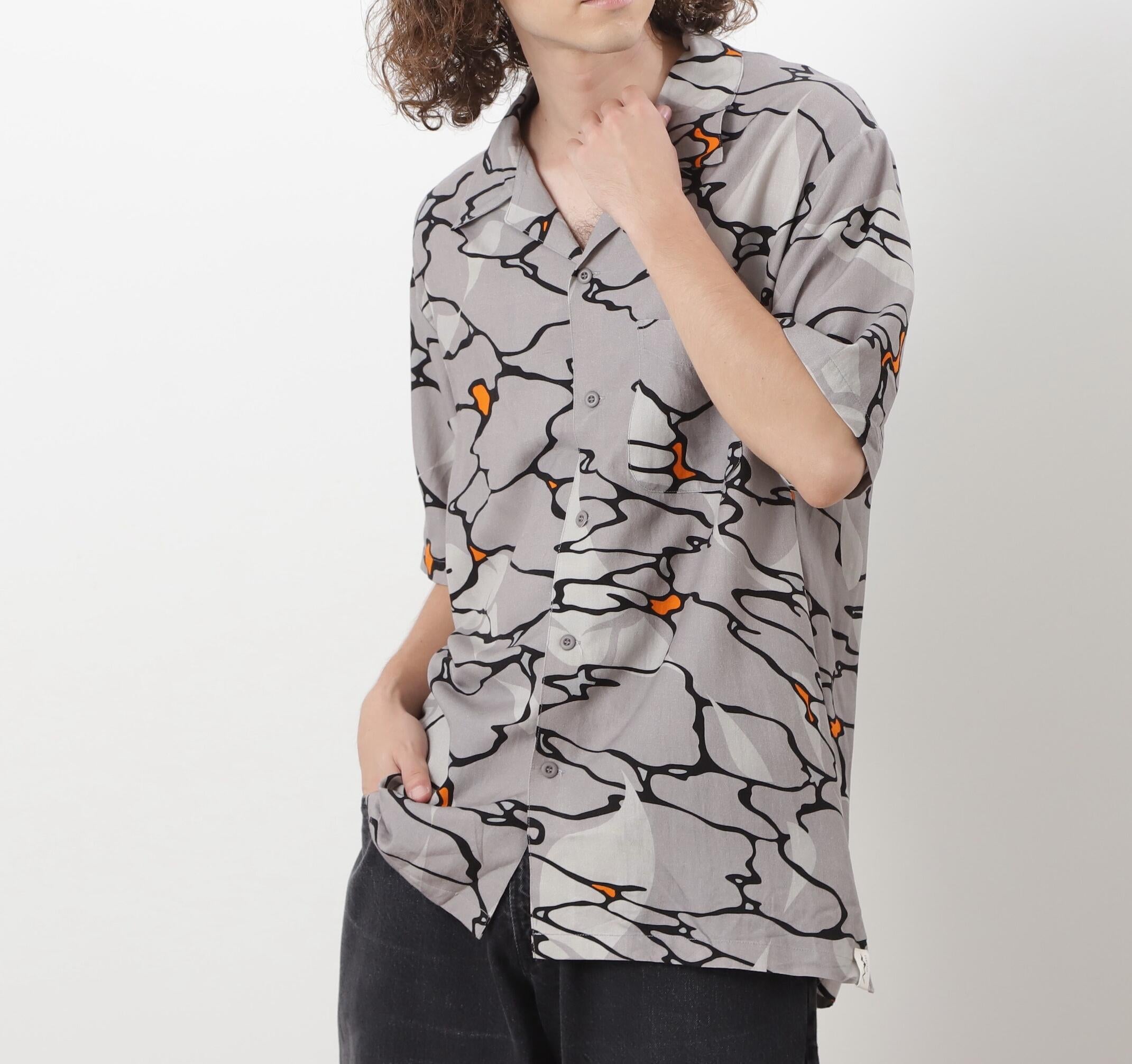 MANASTASH/マナスタッシュ/MHAK LITHUM S/S SHI>TS グレー