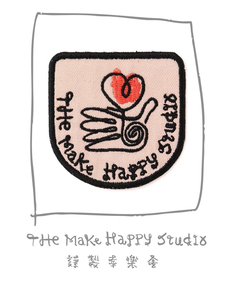 The Make Happy Studio/ザメイクハッピーストゥディオ/HAPPY IRON PATCH ピンク