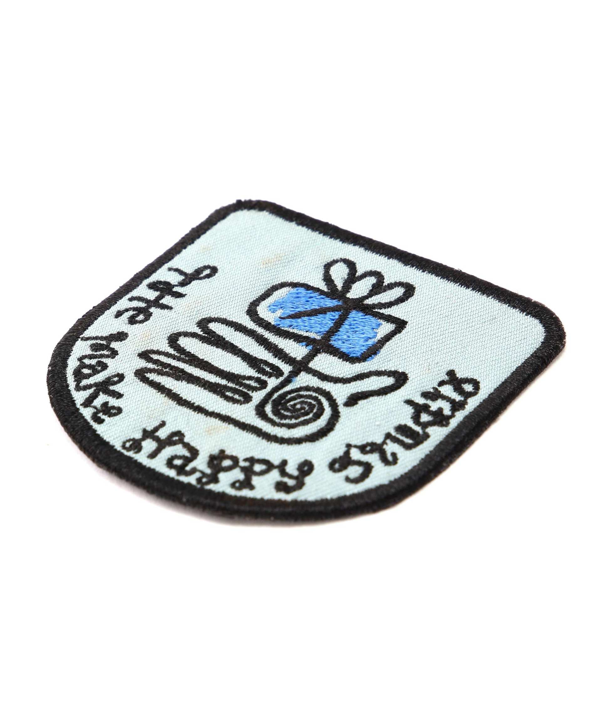 The Make Happy Studio/ザメイクハッピーストゥディオ/HAPPY IRON PATCH ブルー
