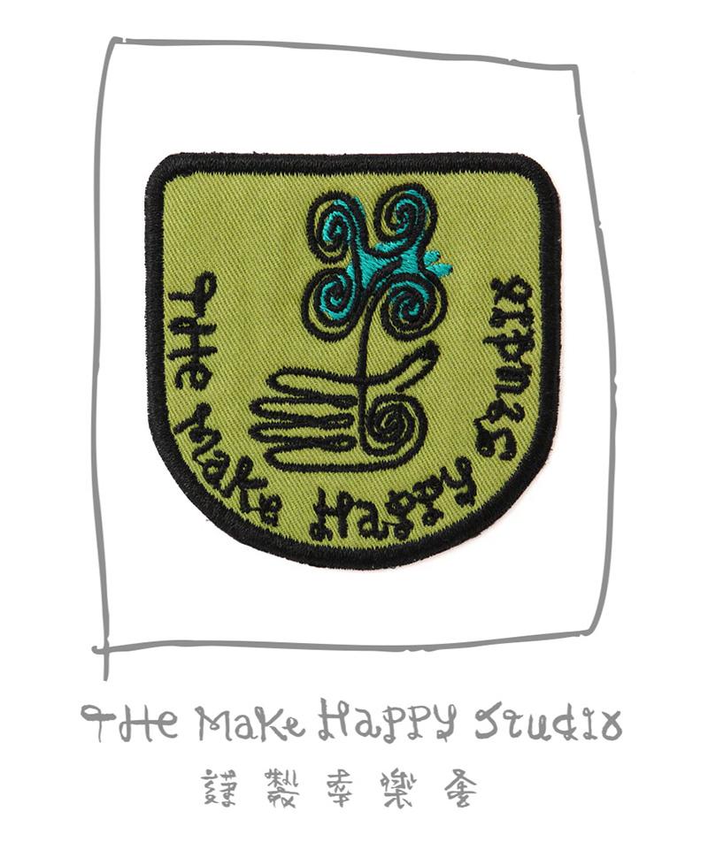 The Make Happy Studio/ザメイクハッピーストゥディオ/HAPPY IRON PATCH グリーン