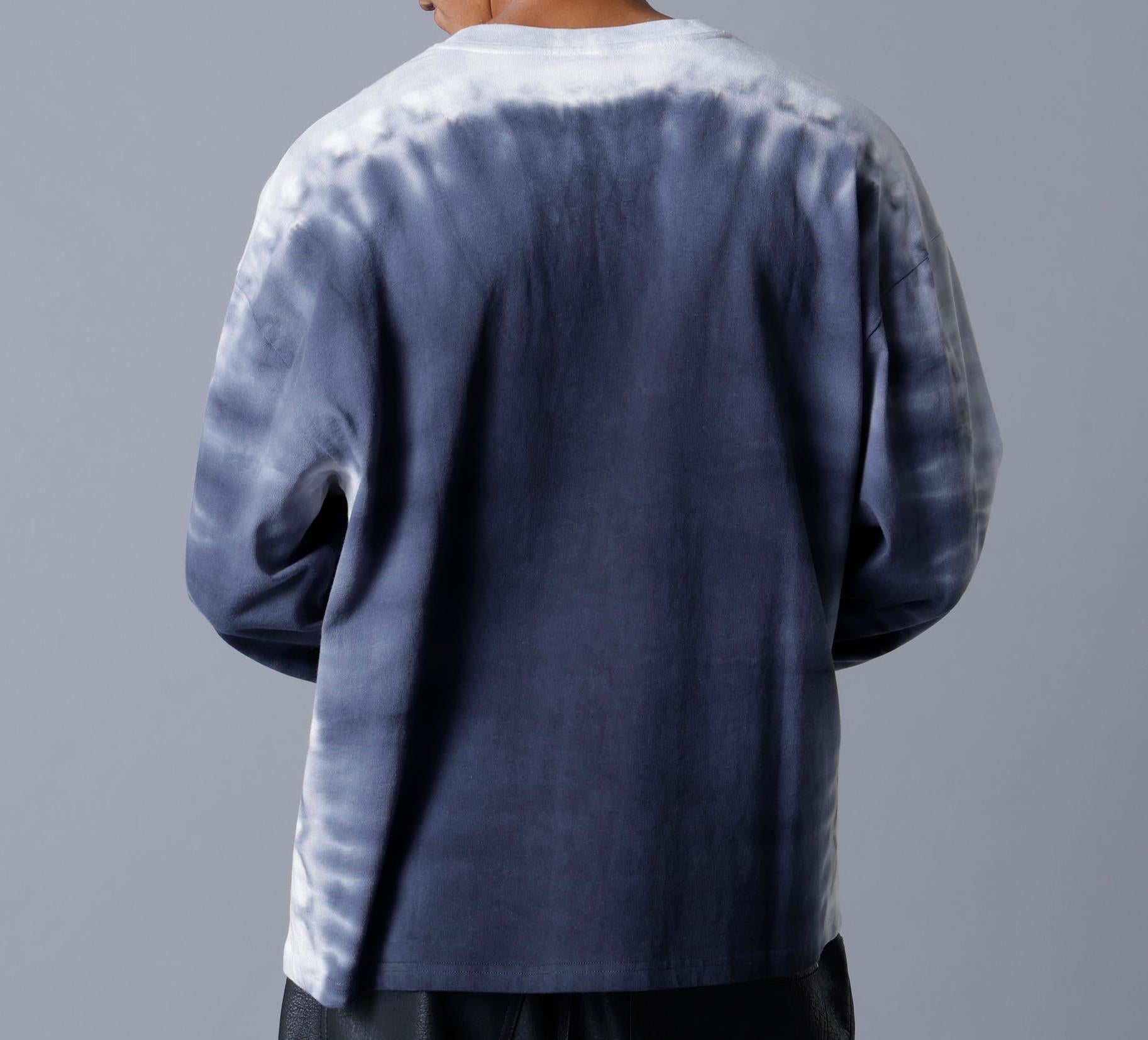 DankeSchon/ダンケシェーン/TIEDYE L/S TEE >ACING ブラック