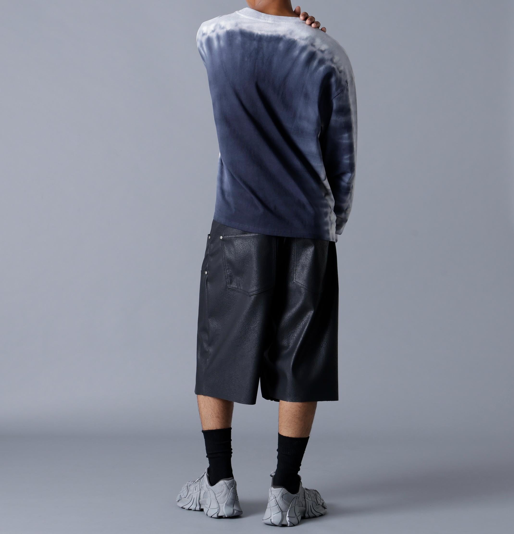 DankeSchon/ダンケシェーン/TIEDYE L/S TEE >ACING ブラック