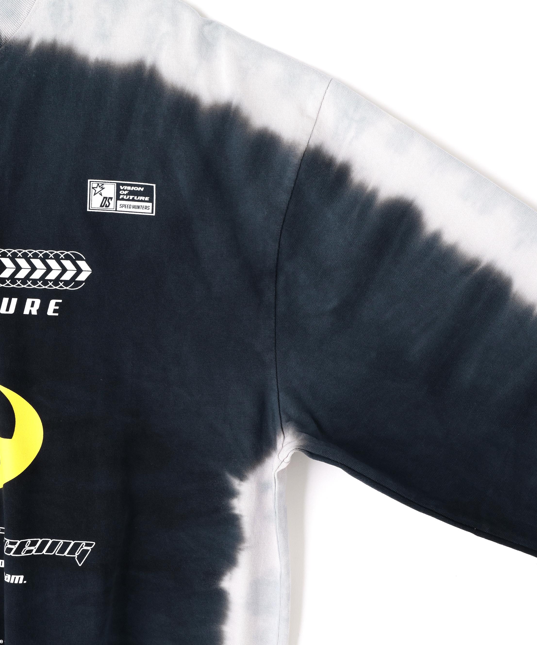 DankeSchon/ダンケシェーン/TIEDYE L/S TEE >ACING ブラック