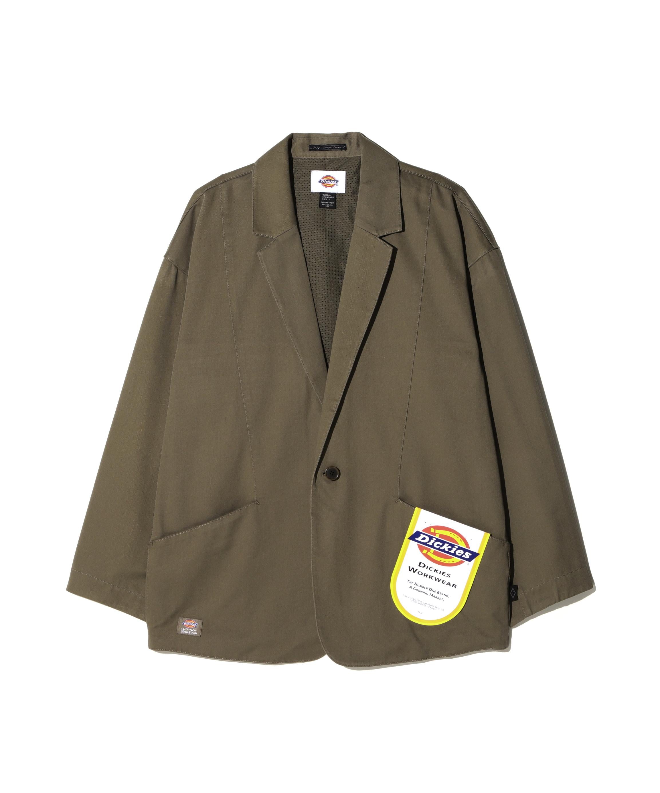 ×DICKIES/ディッキーズ/EXT>A MILE 1R JACKET カーキ