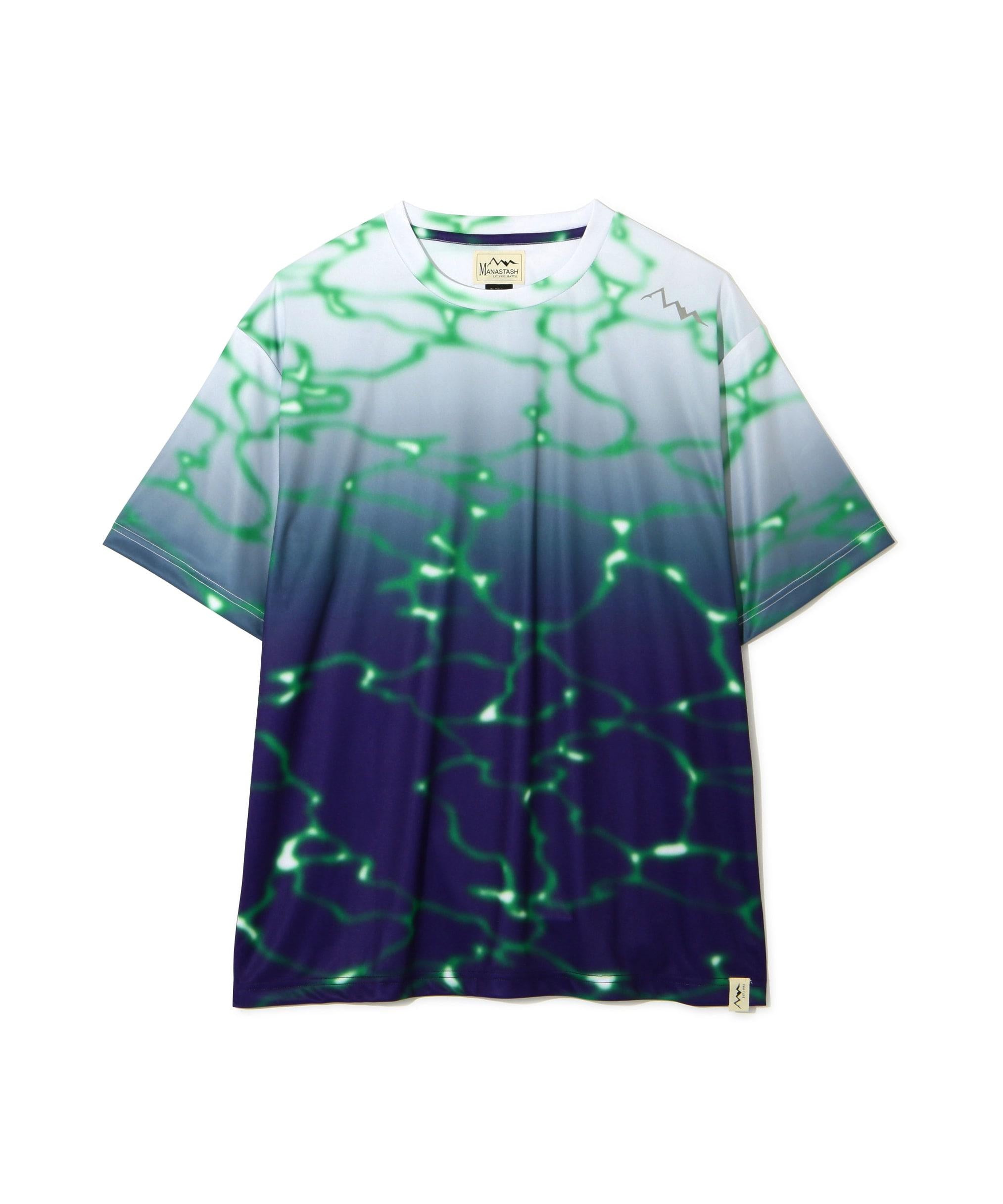 MANASTASH/マナスタッシュ/LITHIUM TIE DYE TOP パープル