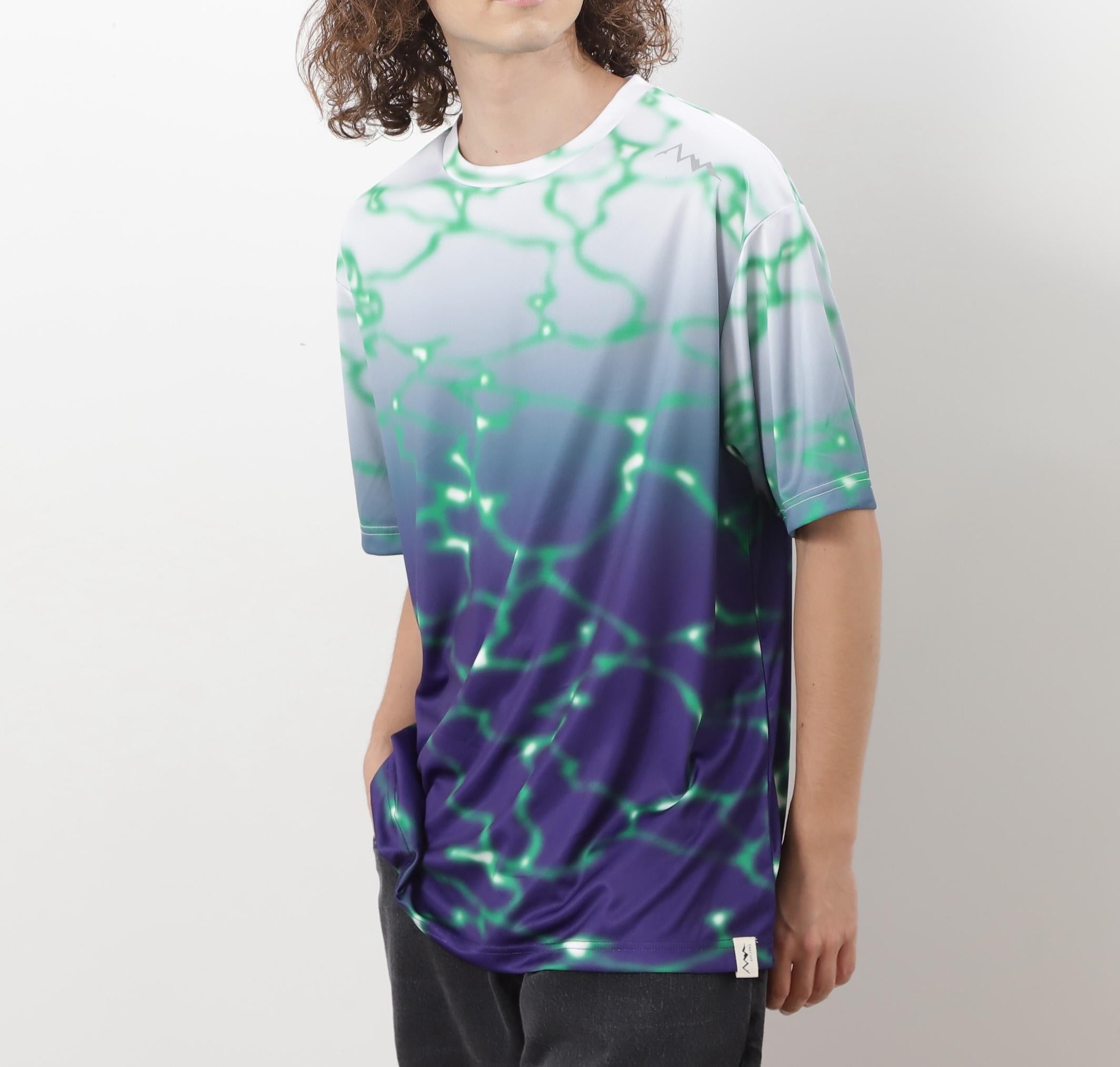 MANASTASH/マナスタッシュ/LITHIUM TIE DYE TOP パープル