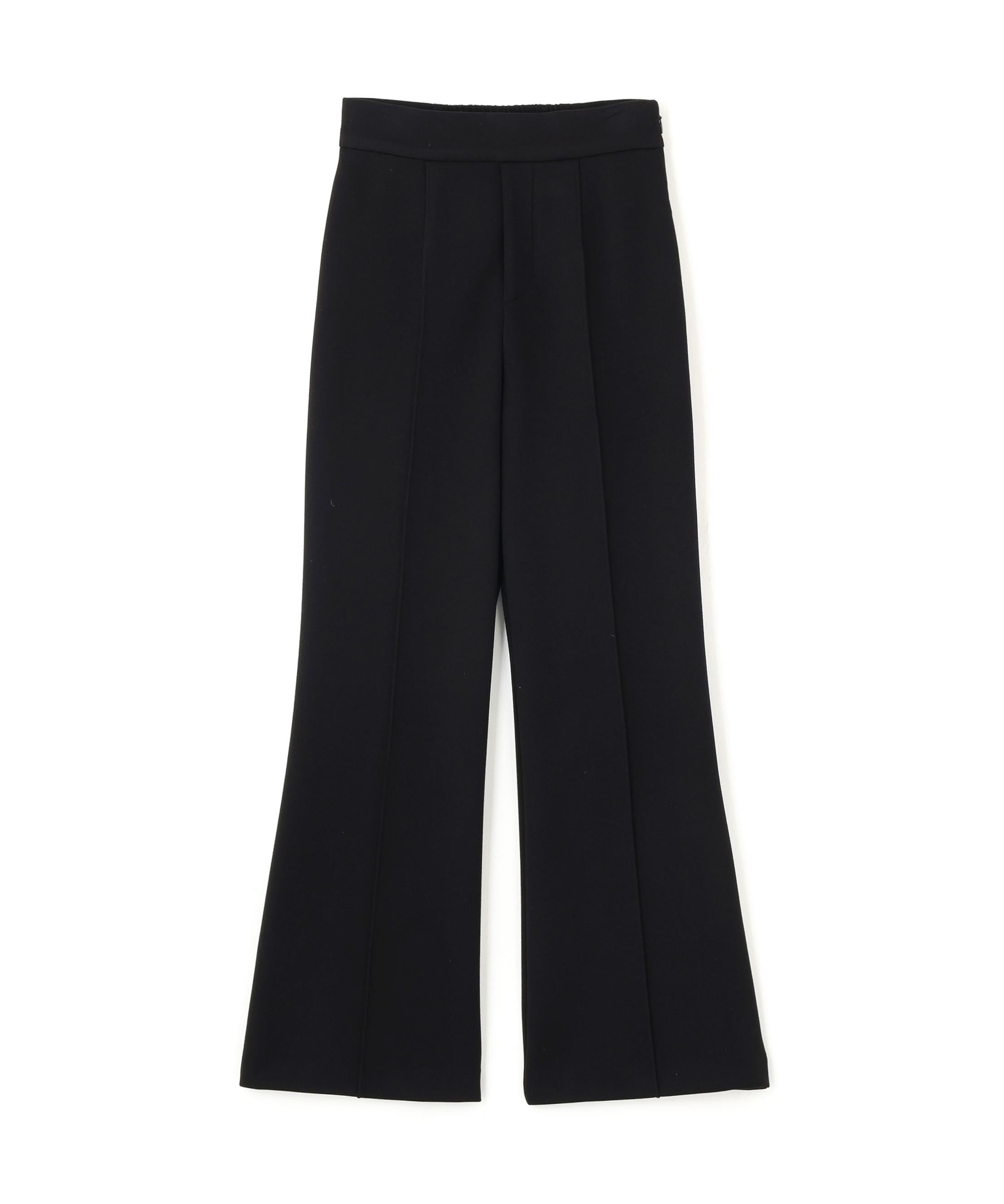 バックリボンフレアパンツ ブラック