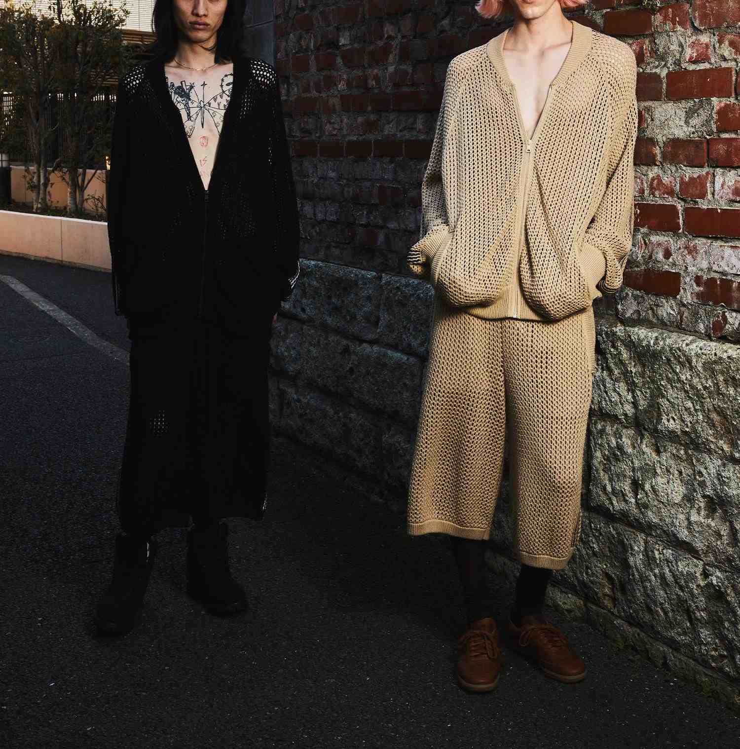 DankeSchon/ダンケシェーン/MESHKNIT SHORTS ベージュ