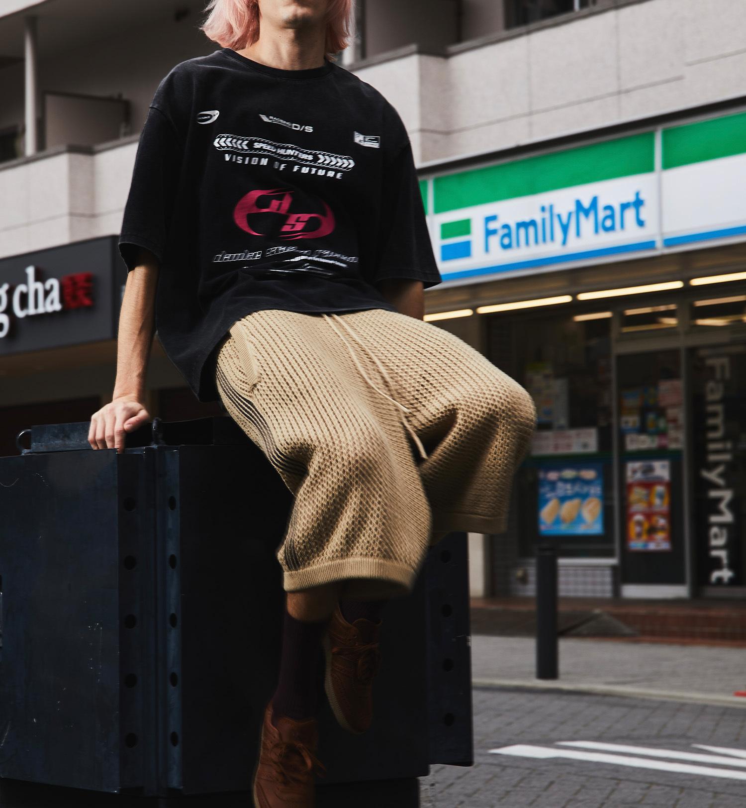 DankeSchon/ダンケシェーン/MESHKNIT SHORTS ベージュ