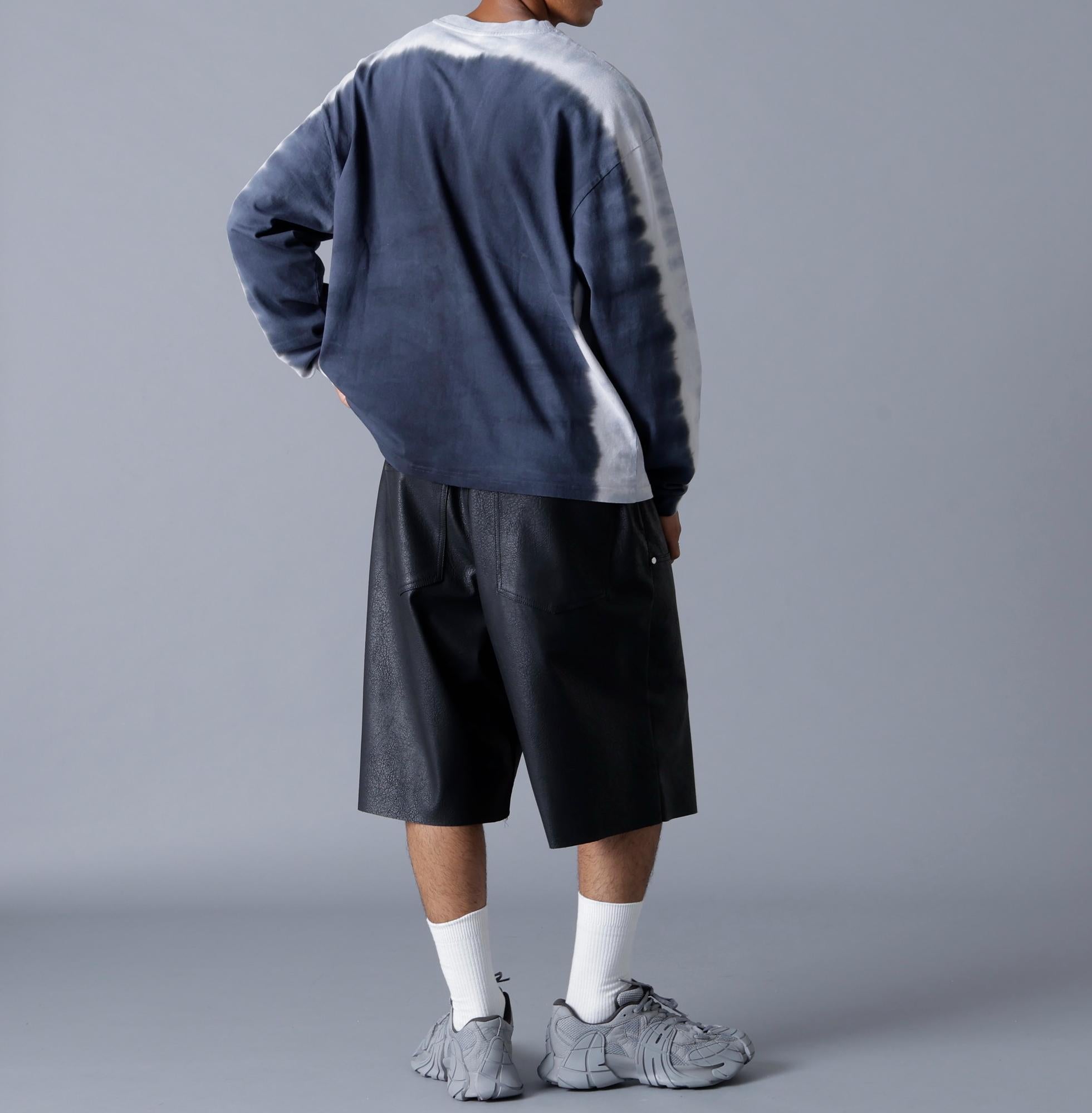DankeSchon/ダンケシェーン/TIEDYE L/S TEE MILS ブラック