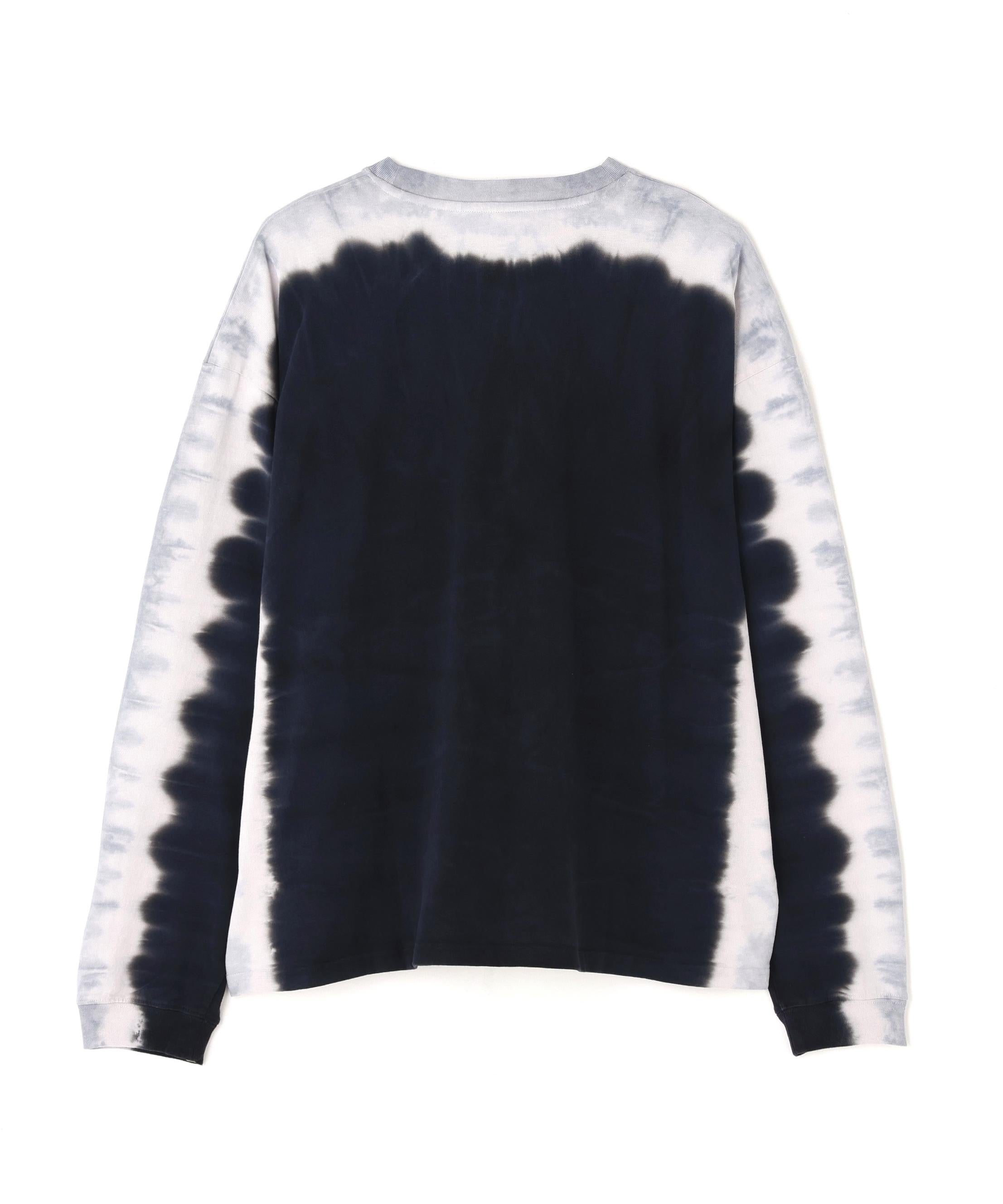 DankeSchon/ダンケシェーン/TIEDYE L/S TEE MILS ブラック