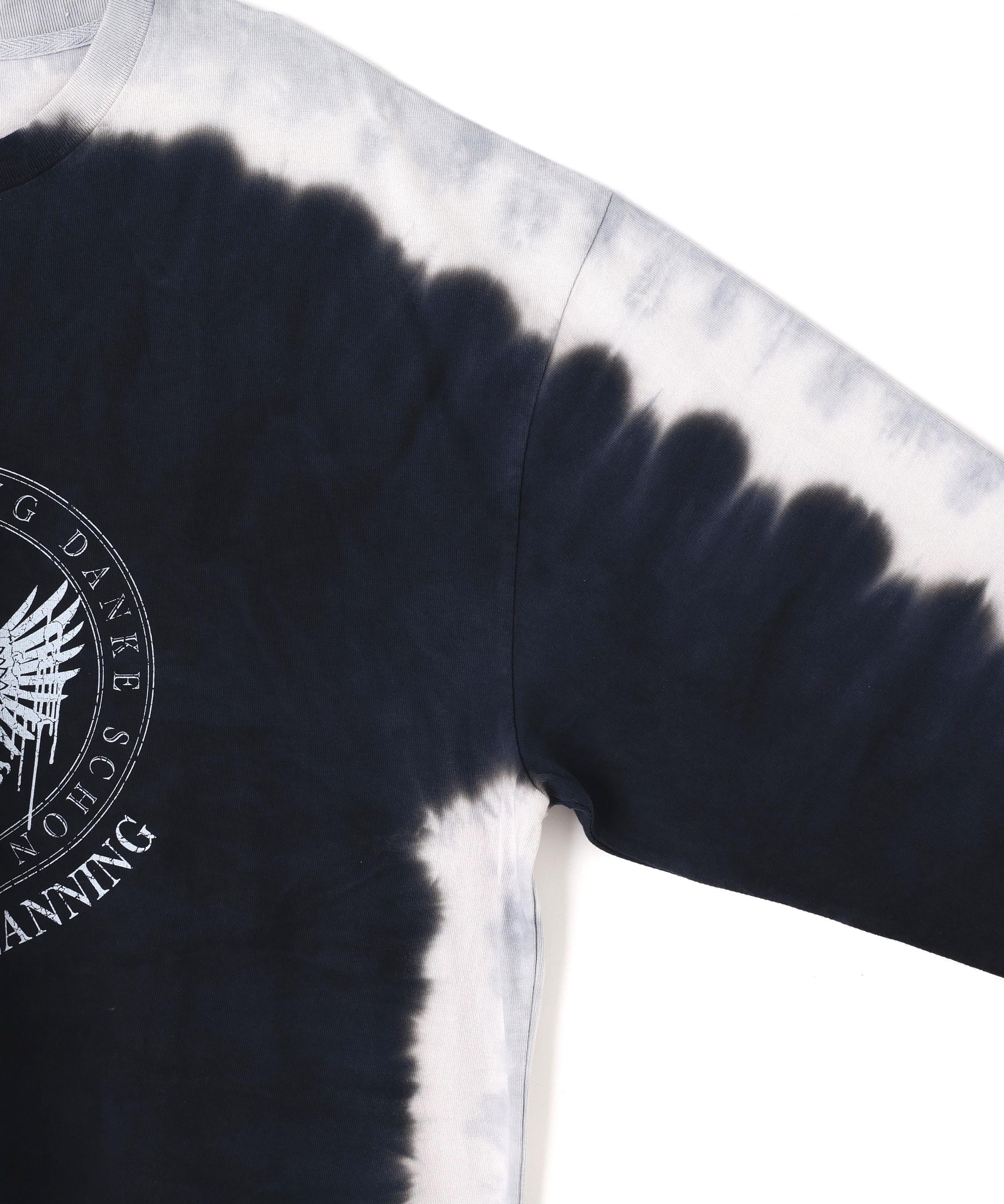 DankeSchon/ダンケシェーン/TIEDYE L/S TEE MILS ブラック