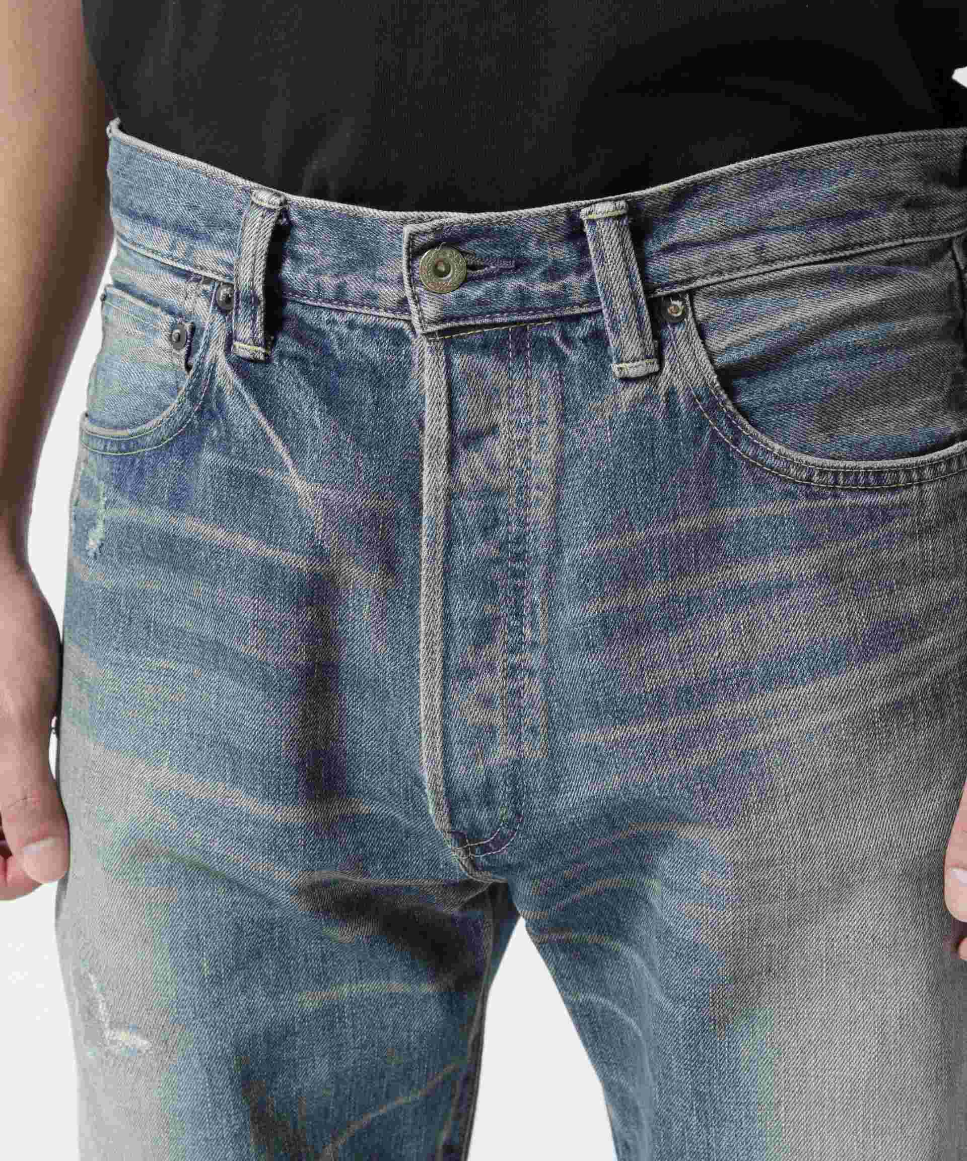 《TFQP》DENIM PANTS USED WASH / デニムパンツ ユーズドウォッシュ / AVI>EX / アヴィレックス ウォッシュユーズド9