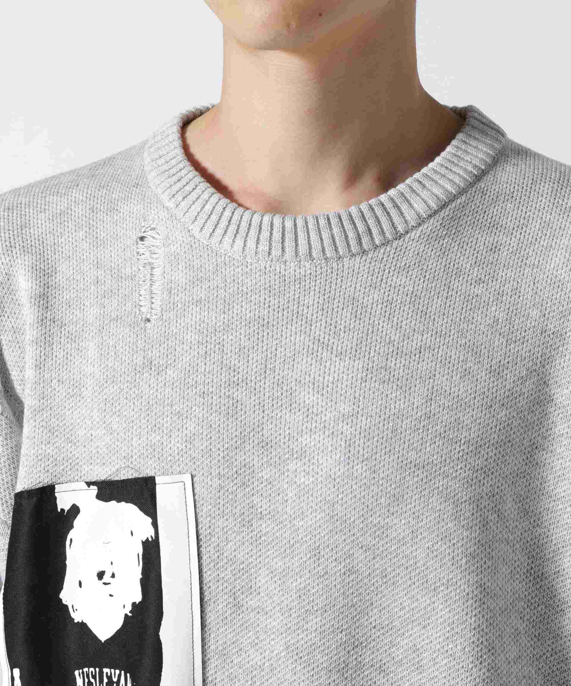 Guenika/Cash Knit sweate<Cell Division/Gay グレー