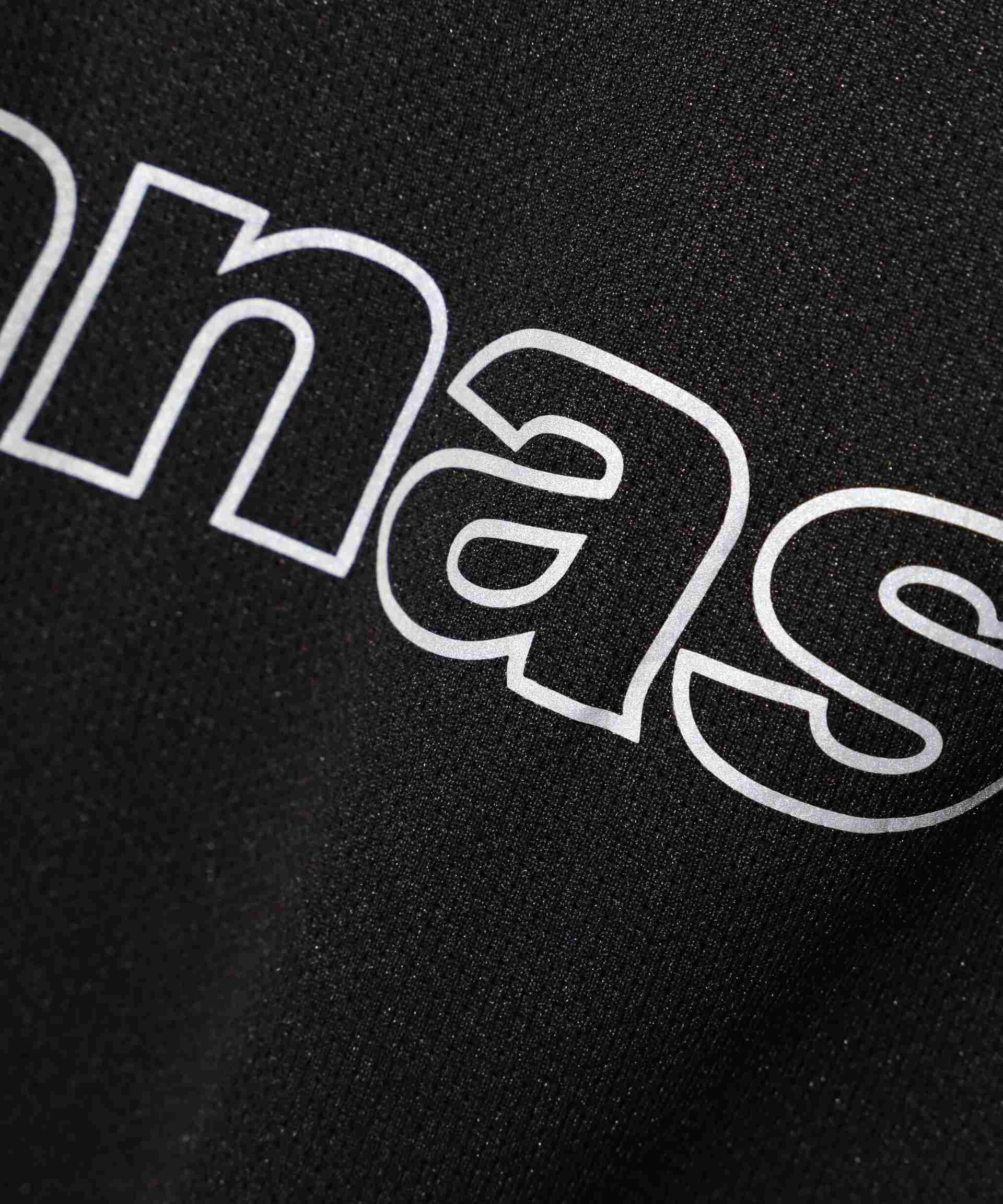 MANASTASH/マナスタッシュ/>EF. LOGO TECH POCKET TOP ブラック