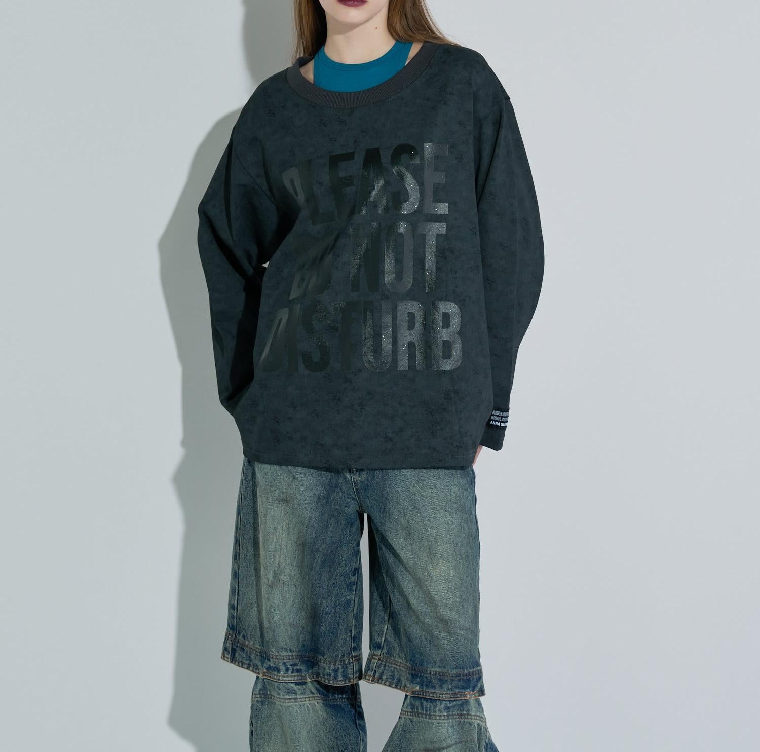 ANNA SUI NYC/アナ スイ エヌワイシー/ロングスリーブＴシャツ ブラック