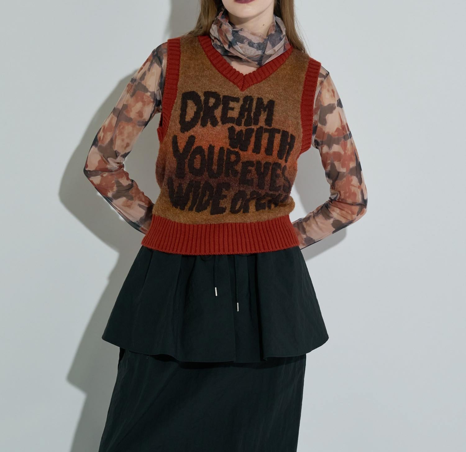 ANNA SUI NYC/アナ スイ エヌワイシー/ベーシックライトタートルネック ブラウン