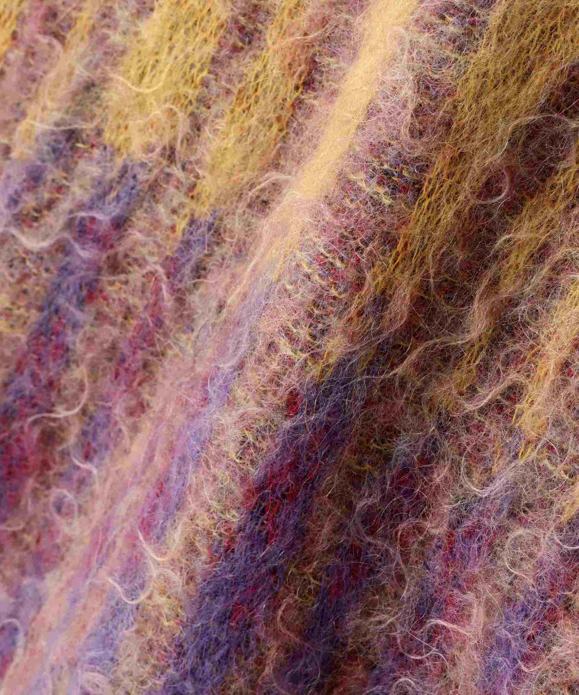 YOKE/ヨーク/KID MOHAI> WOOL R>USHED T>EE JAQUA>D CA>DIGAN アザー3