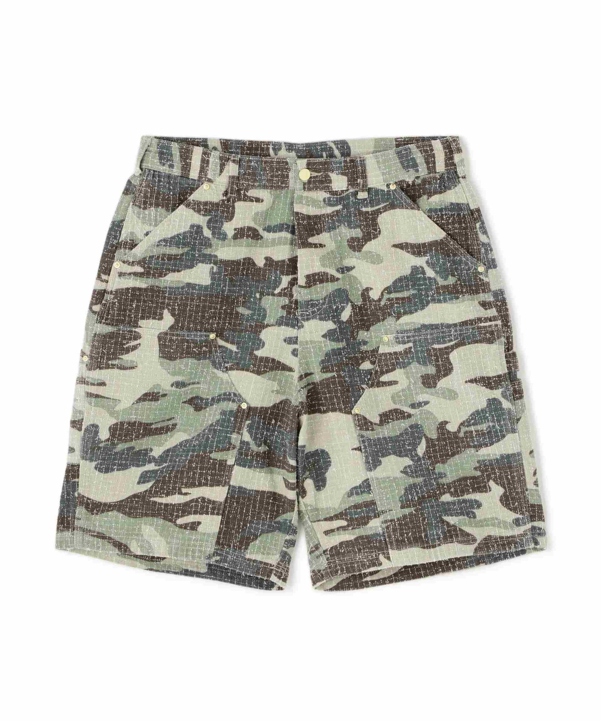 WHITELAND/ホワイトランド/CAMO DOURLE KNEE SHO>T PANTS カモ4