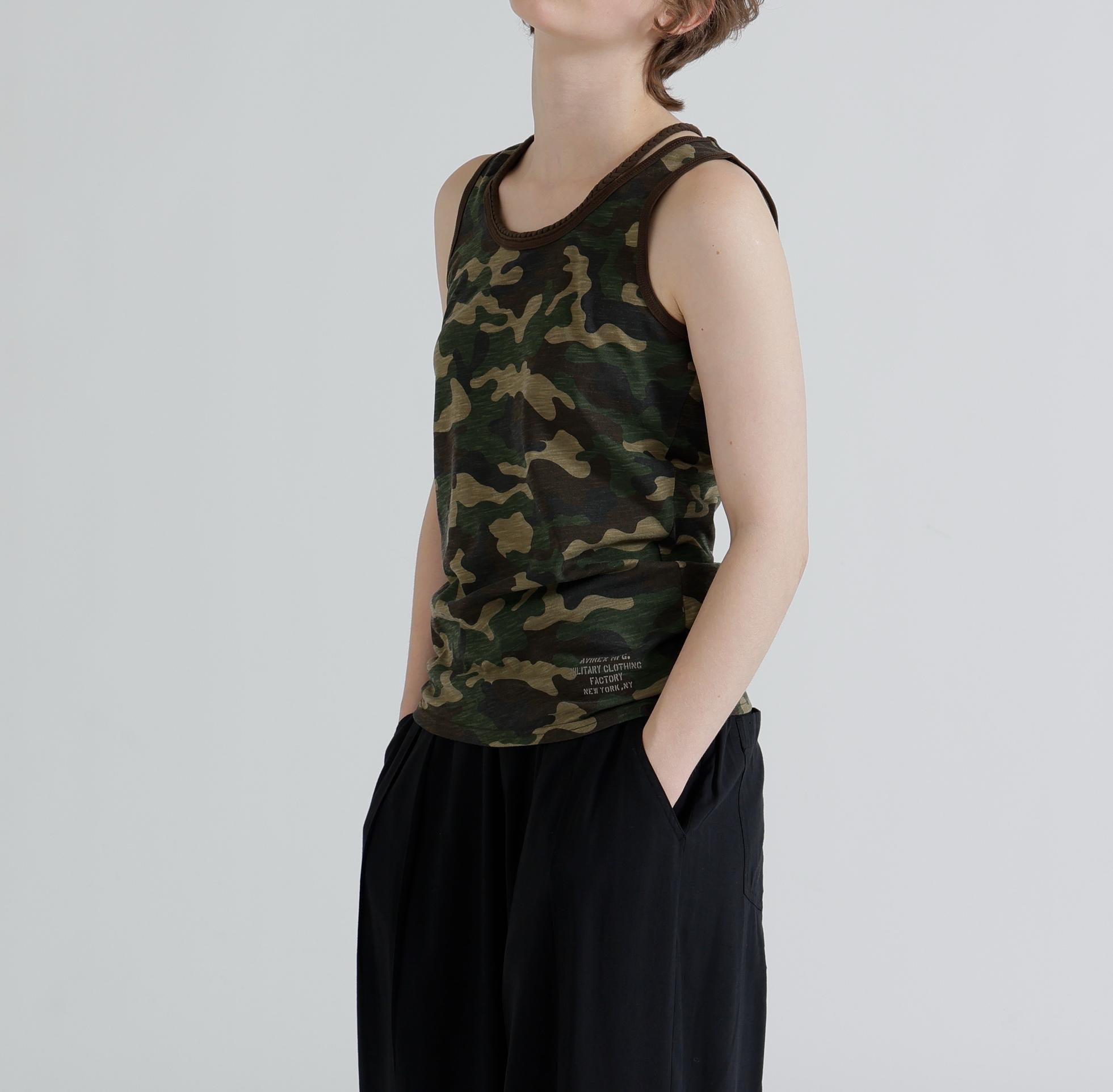 ブレード タンクトップ/BRAID TANK TOP カモ4