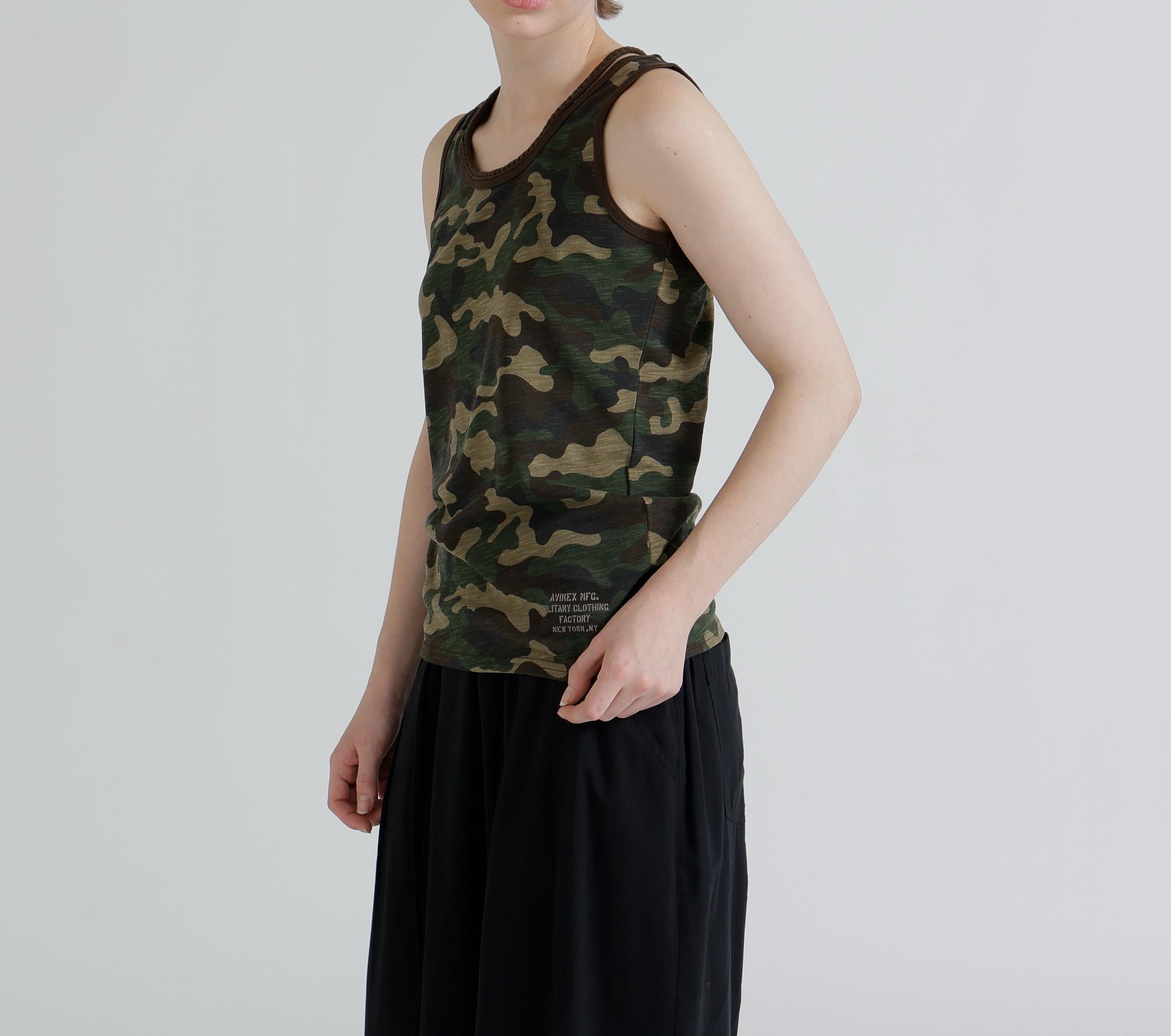 ブレード タンクトップ/BRAID TANK TOP カモ4