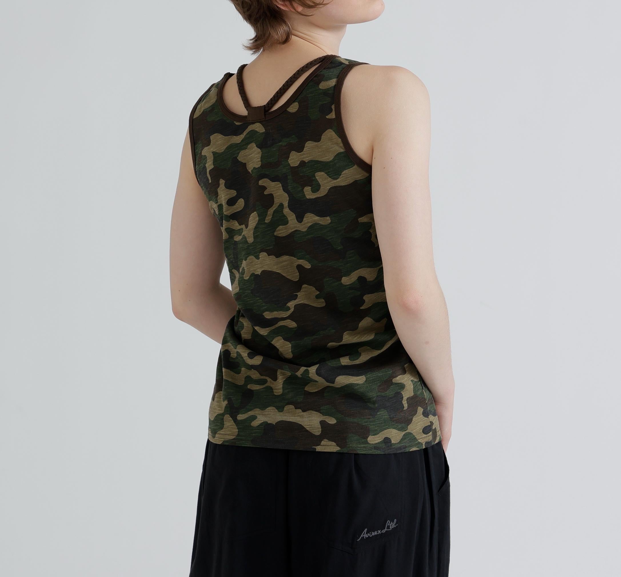 ブレード タンクトップ/BRAID TANK TOP カモ4