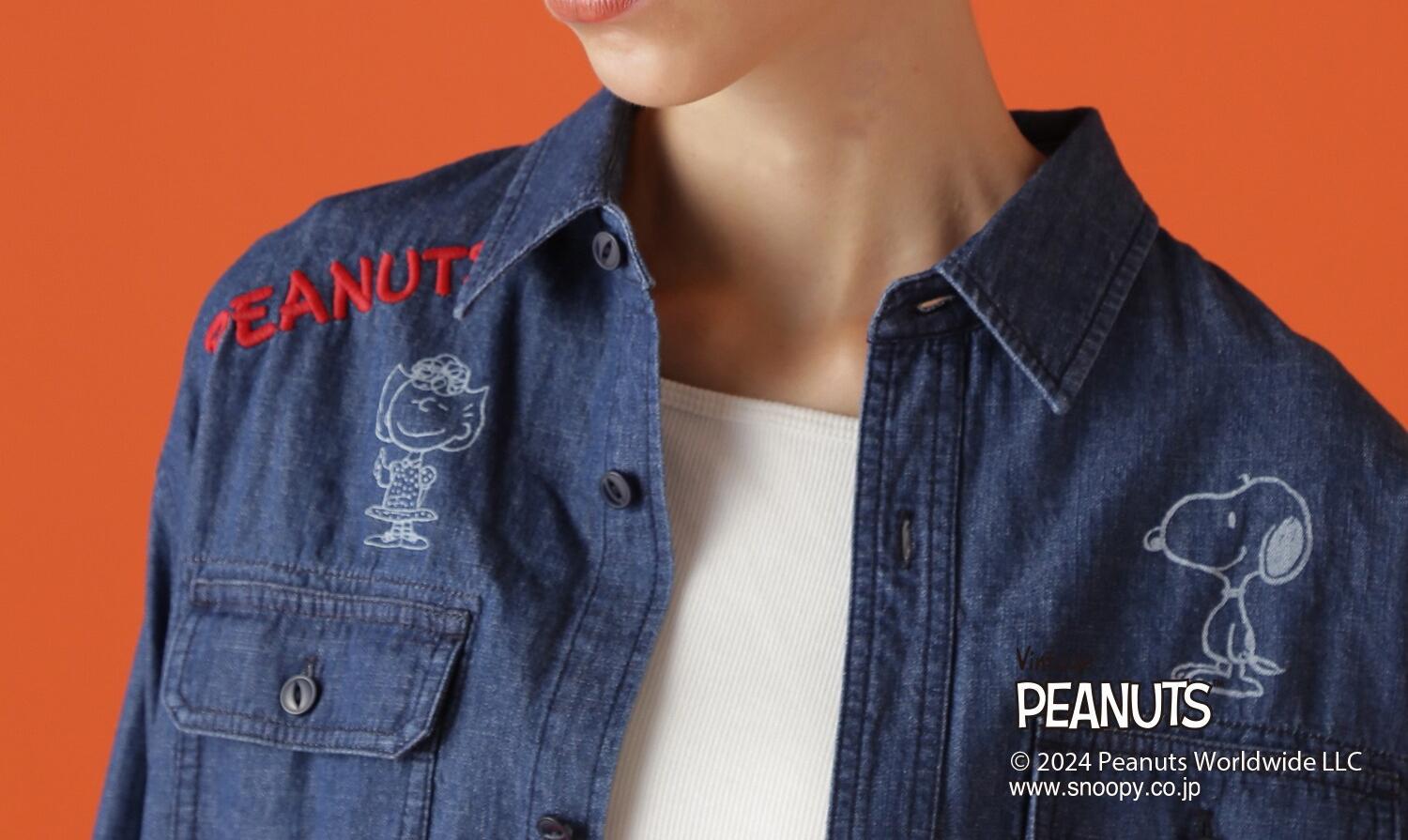 《AVI>EX×PEANUTS》DENIM CAP/アヴィレックス×ピーナッツ デニムキャップ インディゴ7