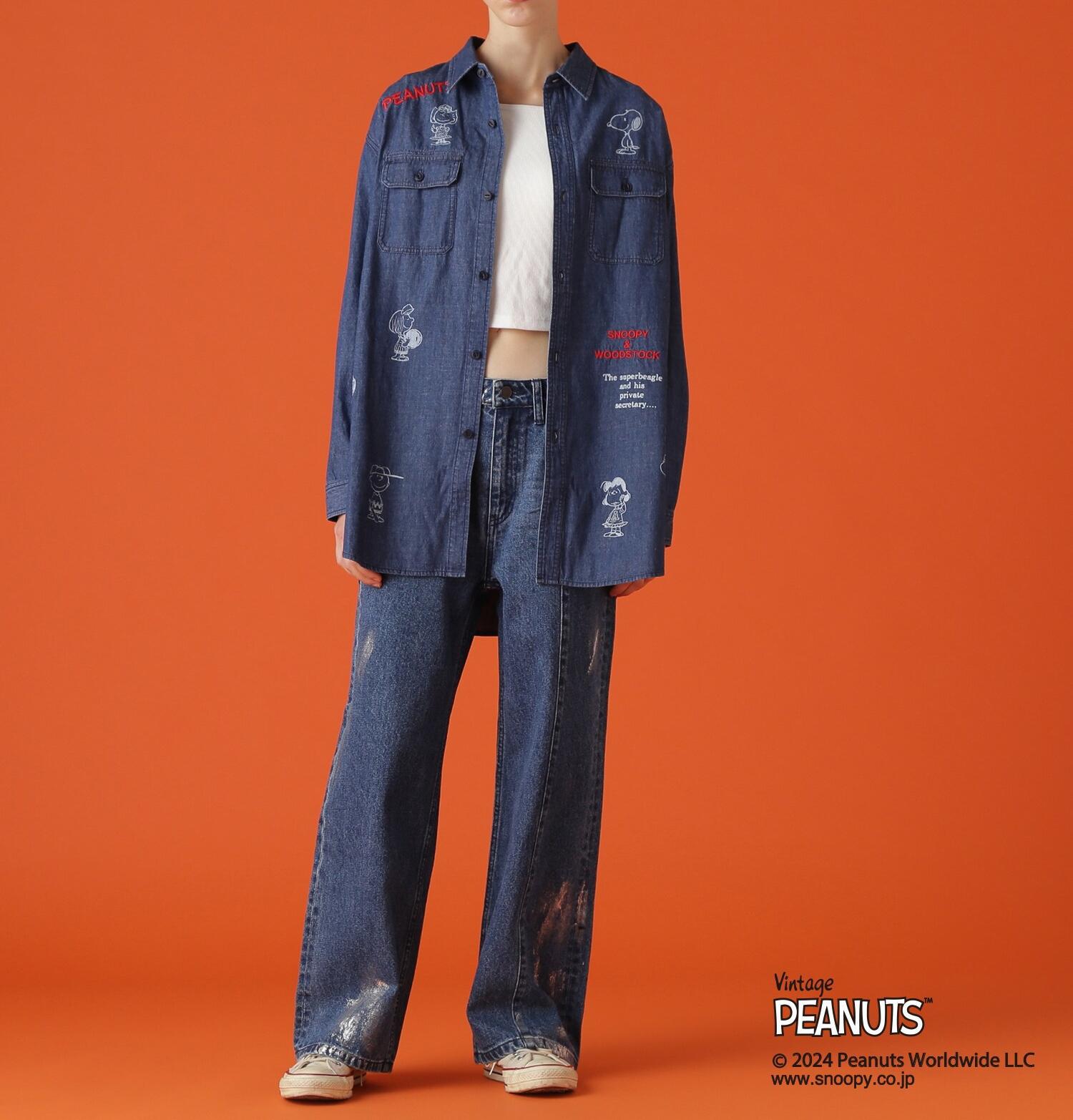 《AVI>EX×PEANUTS》DENIM CAP/アヴィレックス×ピーナッツ デニムキャップ インディゴ7