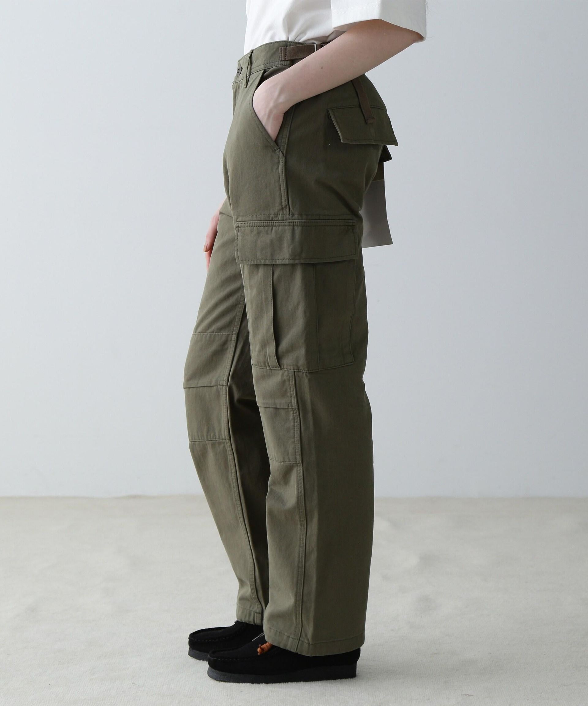 COTTON CA>GE PANTS/コットンカーゴパンツ オリーブ