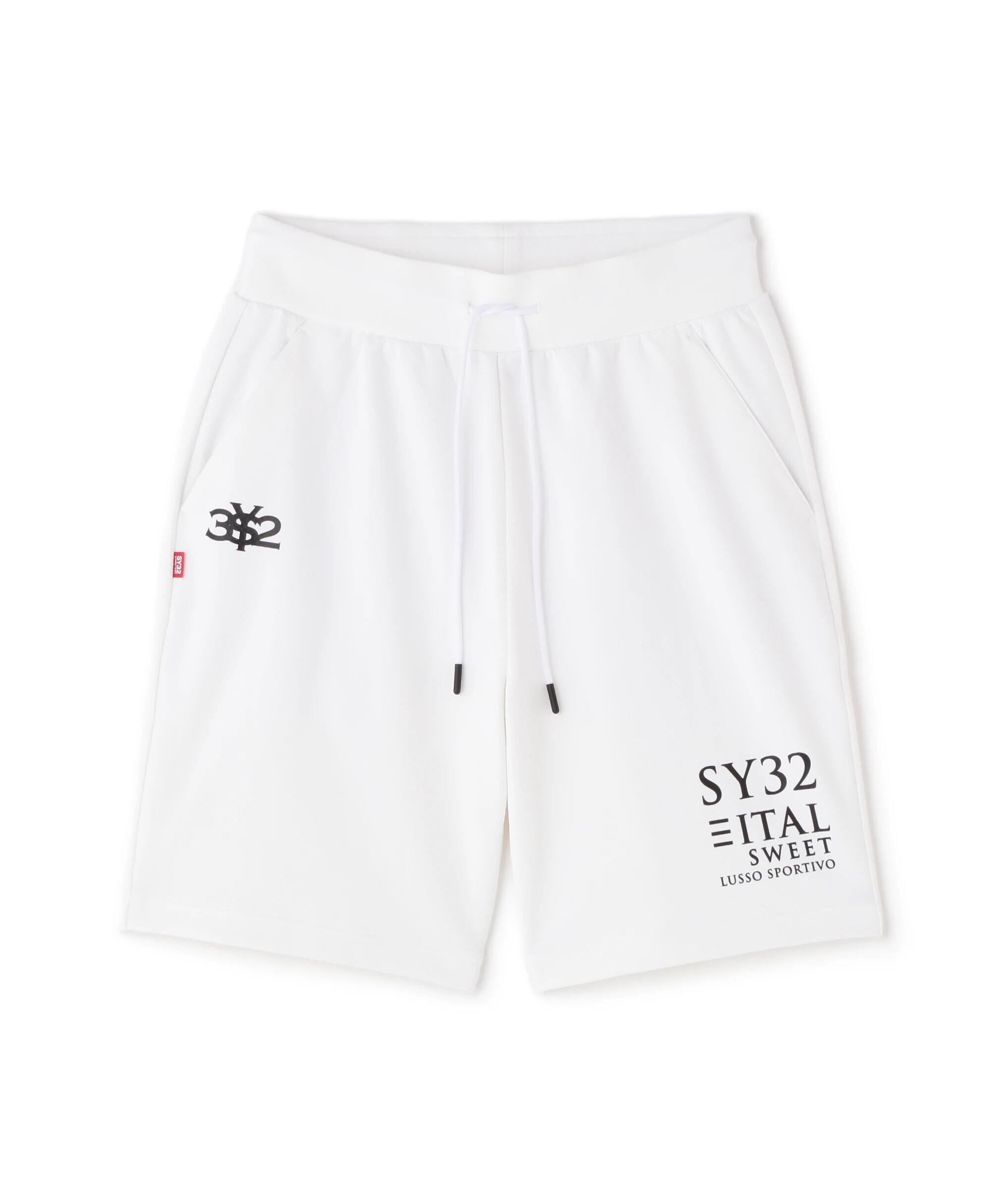SY32 y SWEET YEA>S/SPI>AL KNIT SHO>T PANTS ホワイト