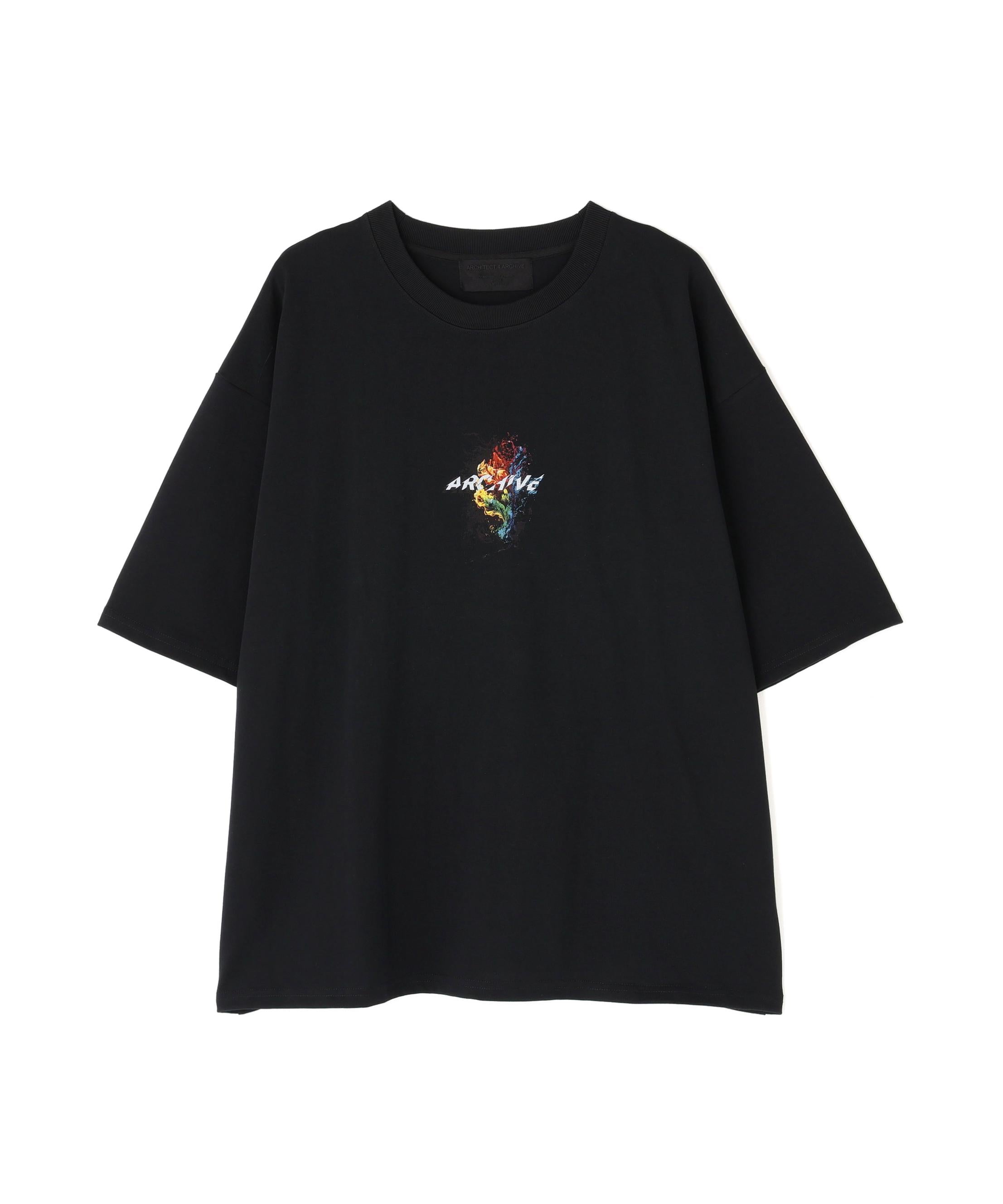 A4A/エーフォーエー/S/S TEE TWISTE> ブラック