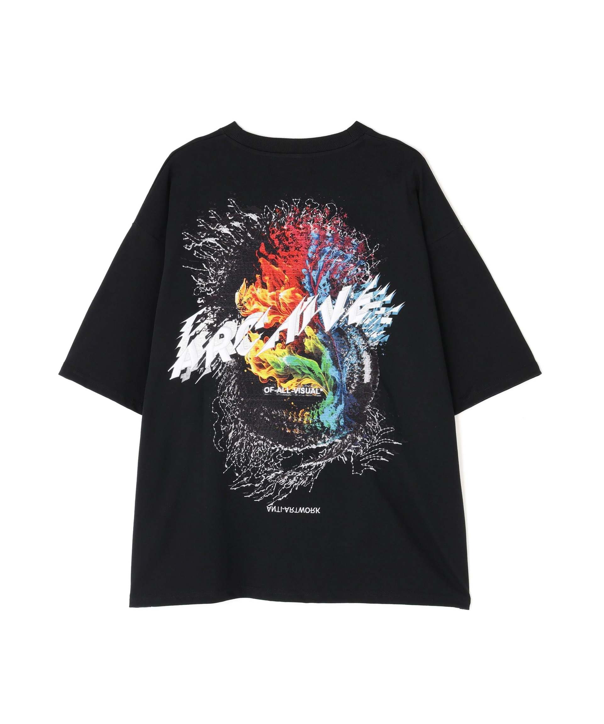 A4A/エーフォーエー/S/S TEE TWISTE> ブラック