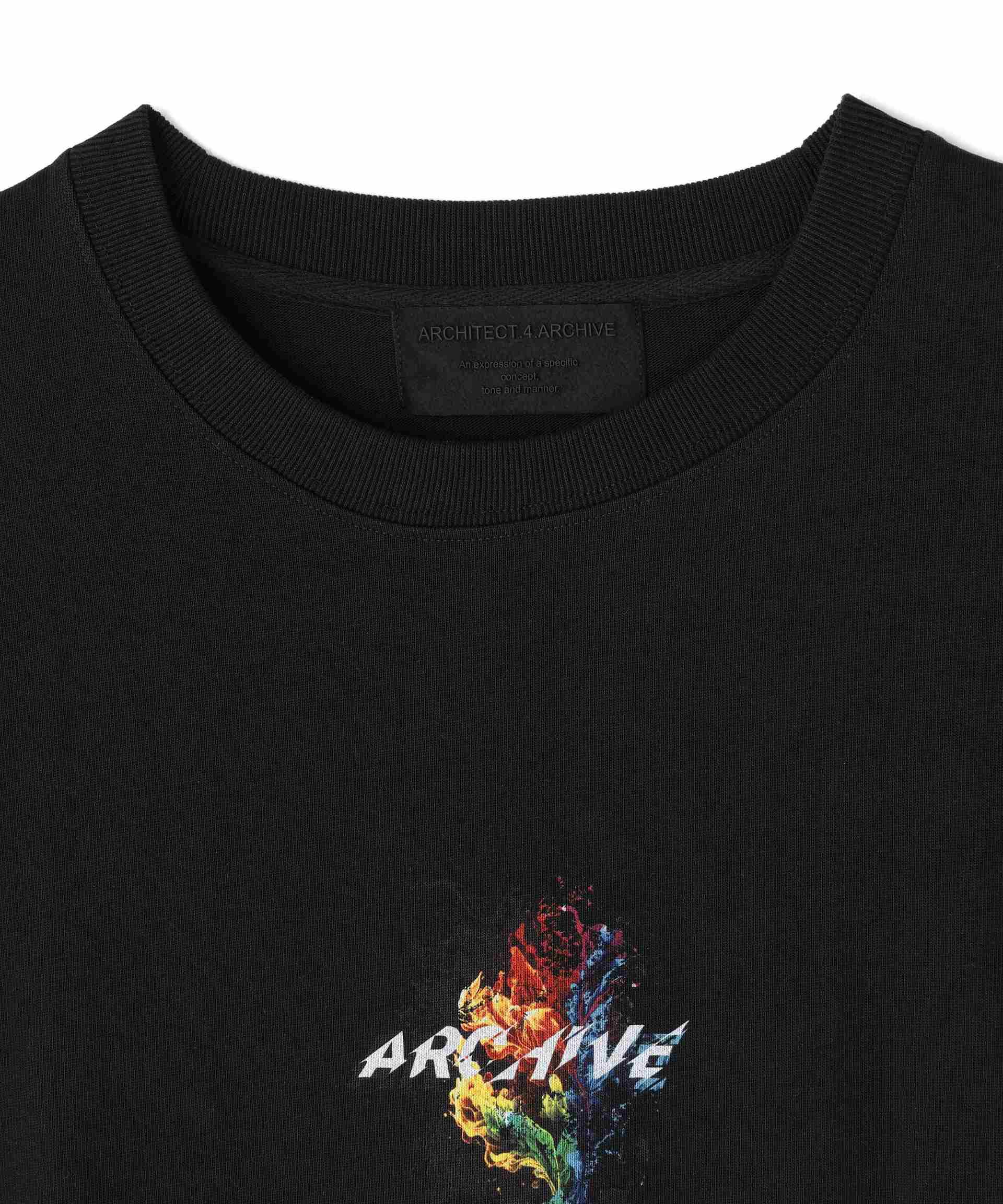 A4A/エーフォーエー/S/S TEE TWISTE> ブラック