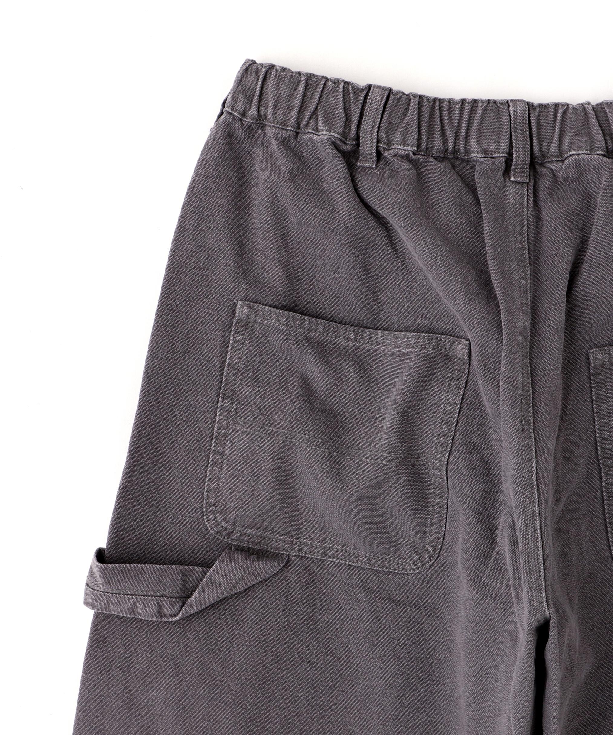 DankeSchon/ダンケシェーン/DAMAGE DUCK WKNEE SHORTS グレー