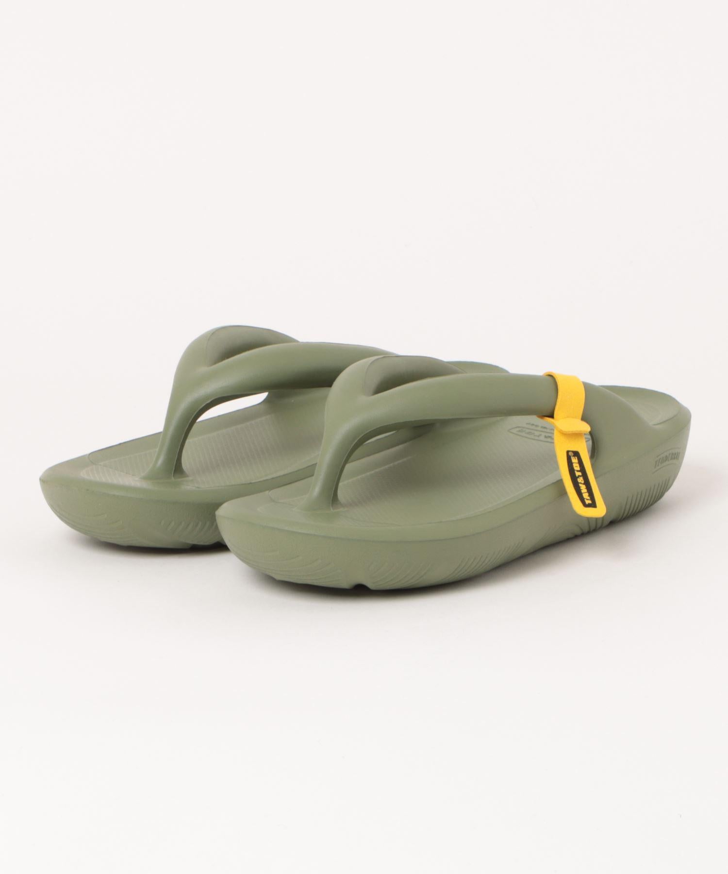 TAW&TOE/トーアンドトー/ZE>OVITY FLIP FLOP OG サンダル オリーブ