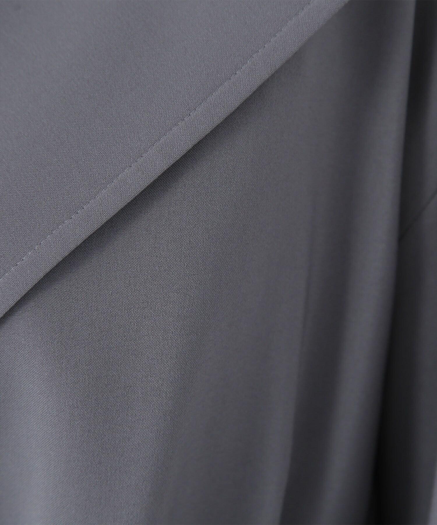 ライトスプリングコートシリーズ ミドル丈トレンチコート チャコール1