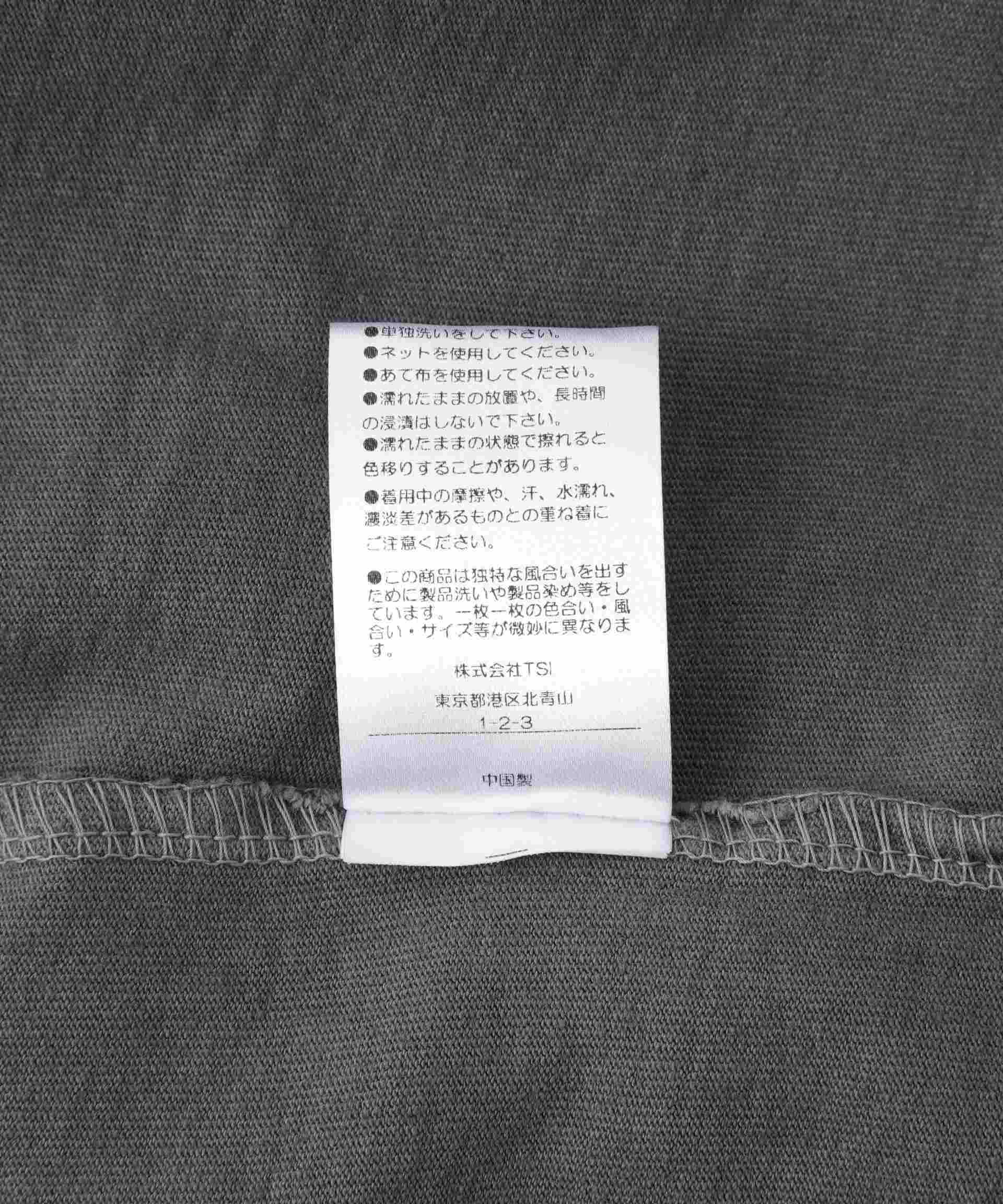 WER&DEPOT限定/DankeSchon/活性染タイガー S/S Tee ブラック