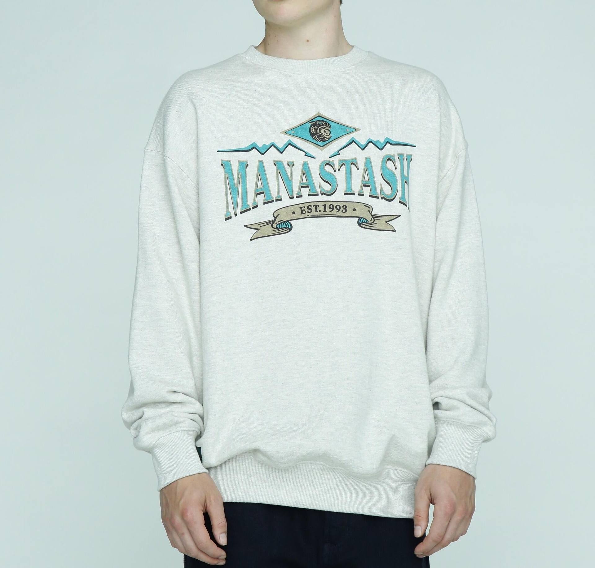 MANASTASH/マナスタッシュ/CASCADE SWEATSHI>TS EST. 1993 オートミール6
