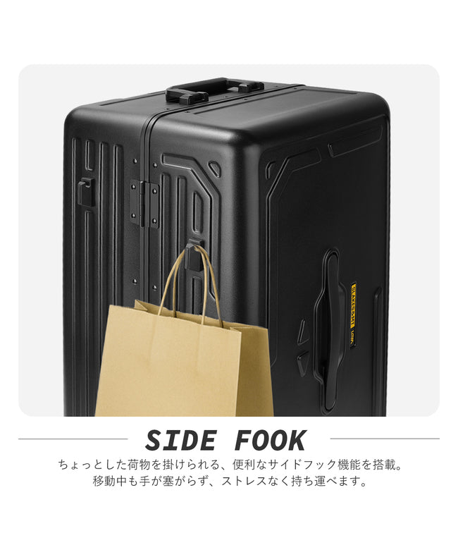 ファイブレイクス アンド エムティー 5LAKES&MT 新商品/三洋/5LAKES＆MT/F-C GEAR/スーツケース/67L/ファイブレイクス&エムティー/フレーム【5mt-310-4050】 （ブラック） ブラック