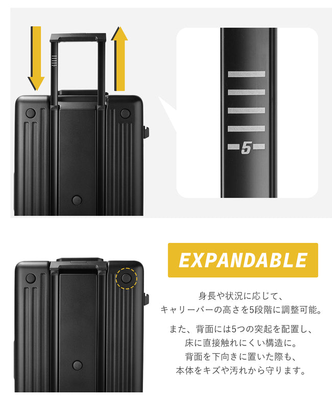 ファイブレイクス アンド エムティー 5LAKES&MT 新商品/三洋/5LAKES＆MT/F-C GEAR/スーツケース/67L/ファイブレイクス&エムティー/フレーム【5mt-310-4050】 （ブラック） ブラック