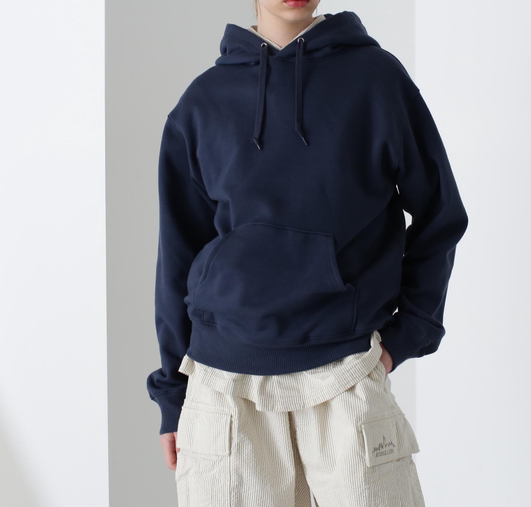 《DAILY/デイリー》PULLOVER SWEAT PARKA / プルオーバー スウェット パーカー / AVIREX / アヴィレック ネイビー