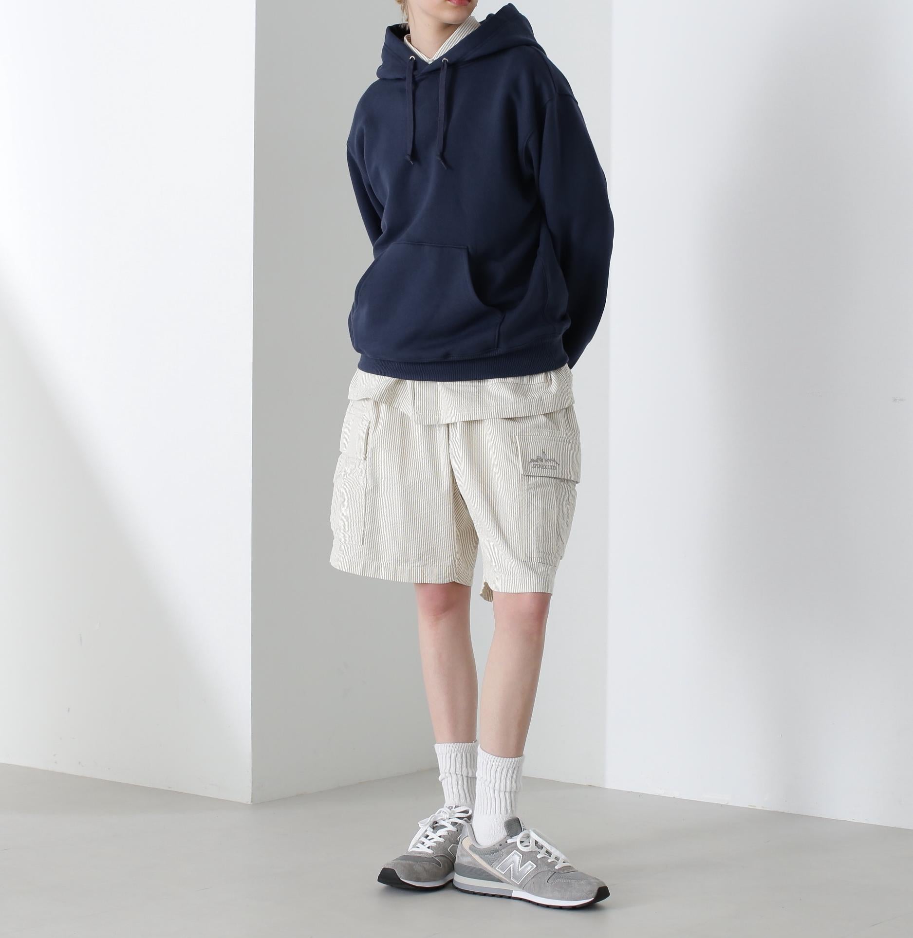 《DAILY/デイリー》PULLOVER SWEAT PARKA / プルオーバー スウェット パーカー / AVIREX / アヴィレック ネイビー