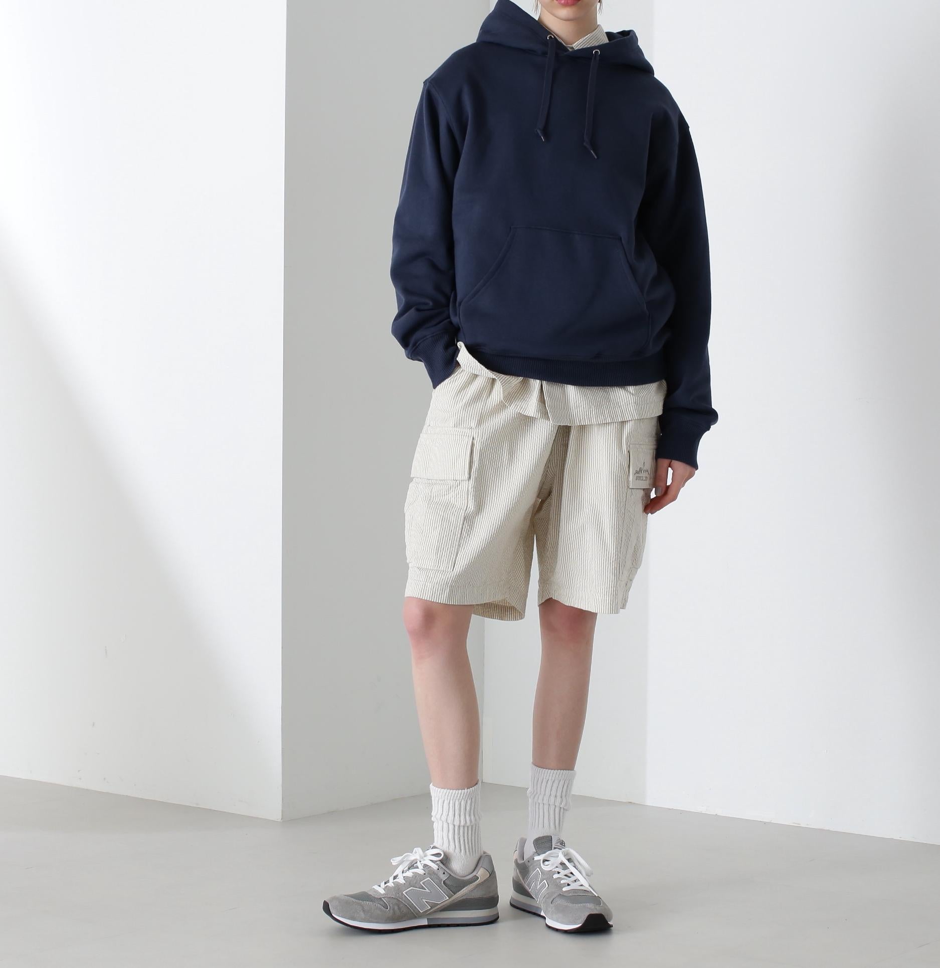 《DAILY/デイリー》PULLOVER SWEAT PARKA / プルオーバー スウェット パーカー / AVIREX / アヴィレック ネイビー